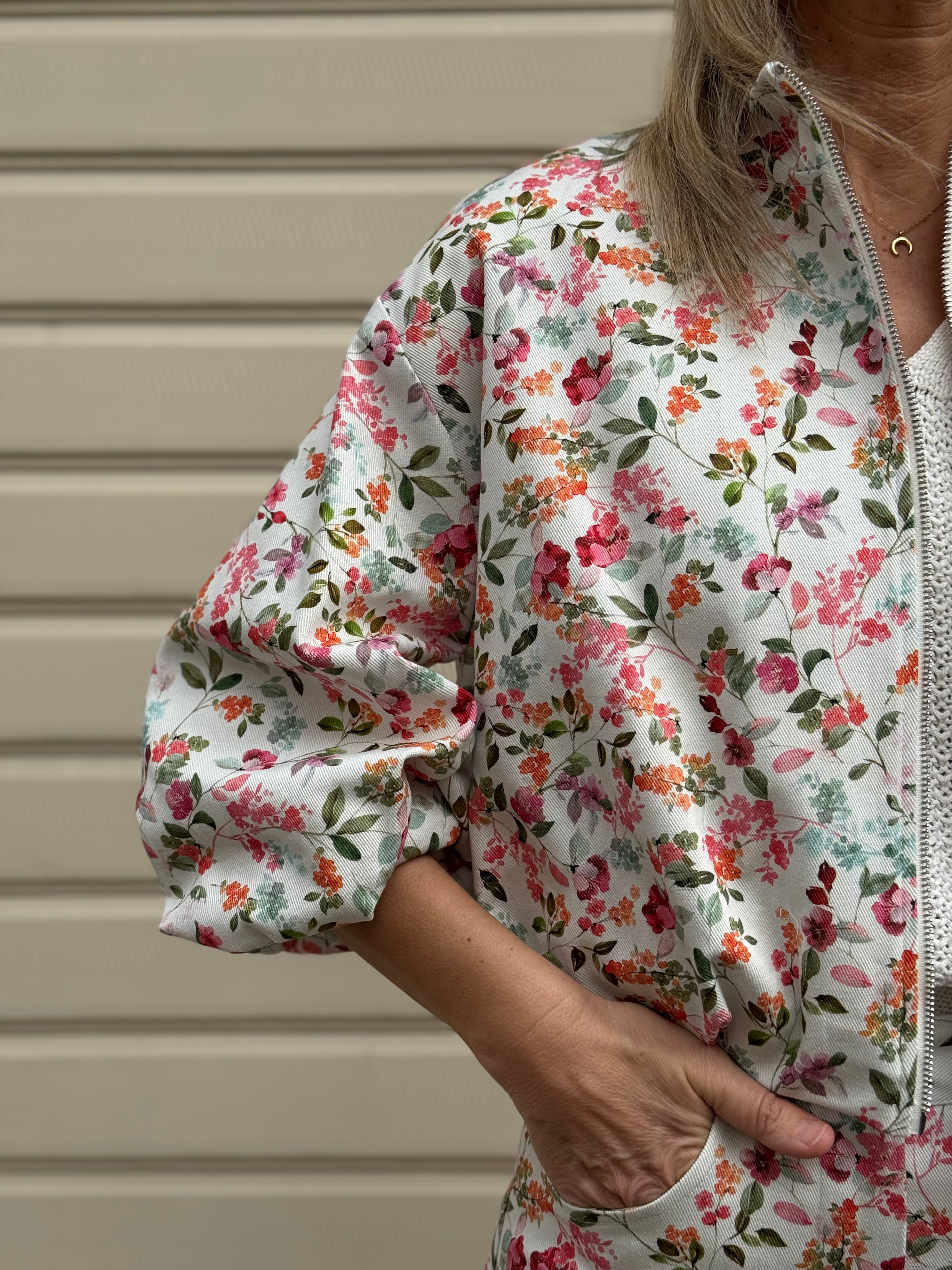 Bomber floreale imperial