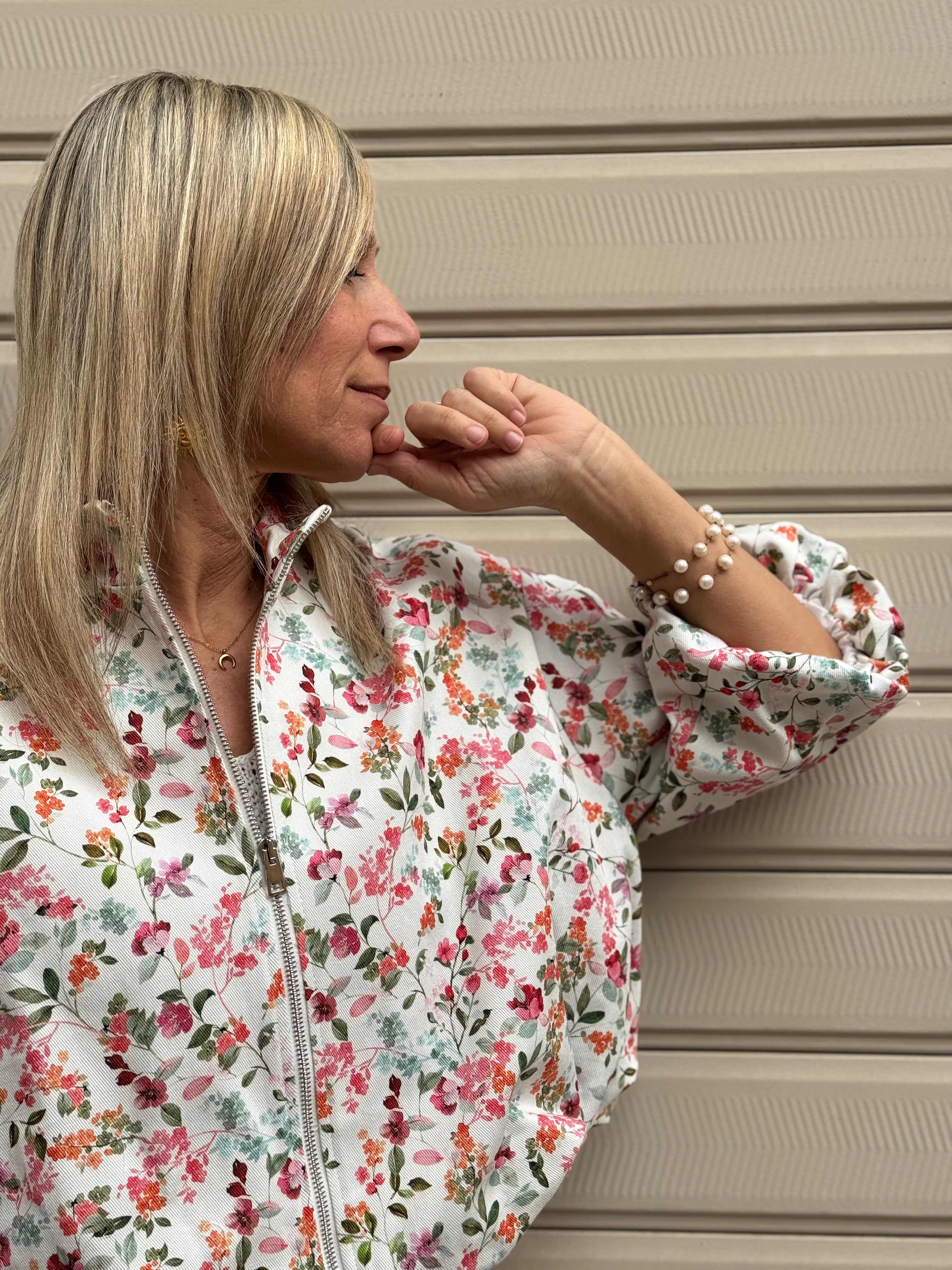 Bomber floreale imperial