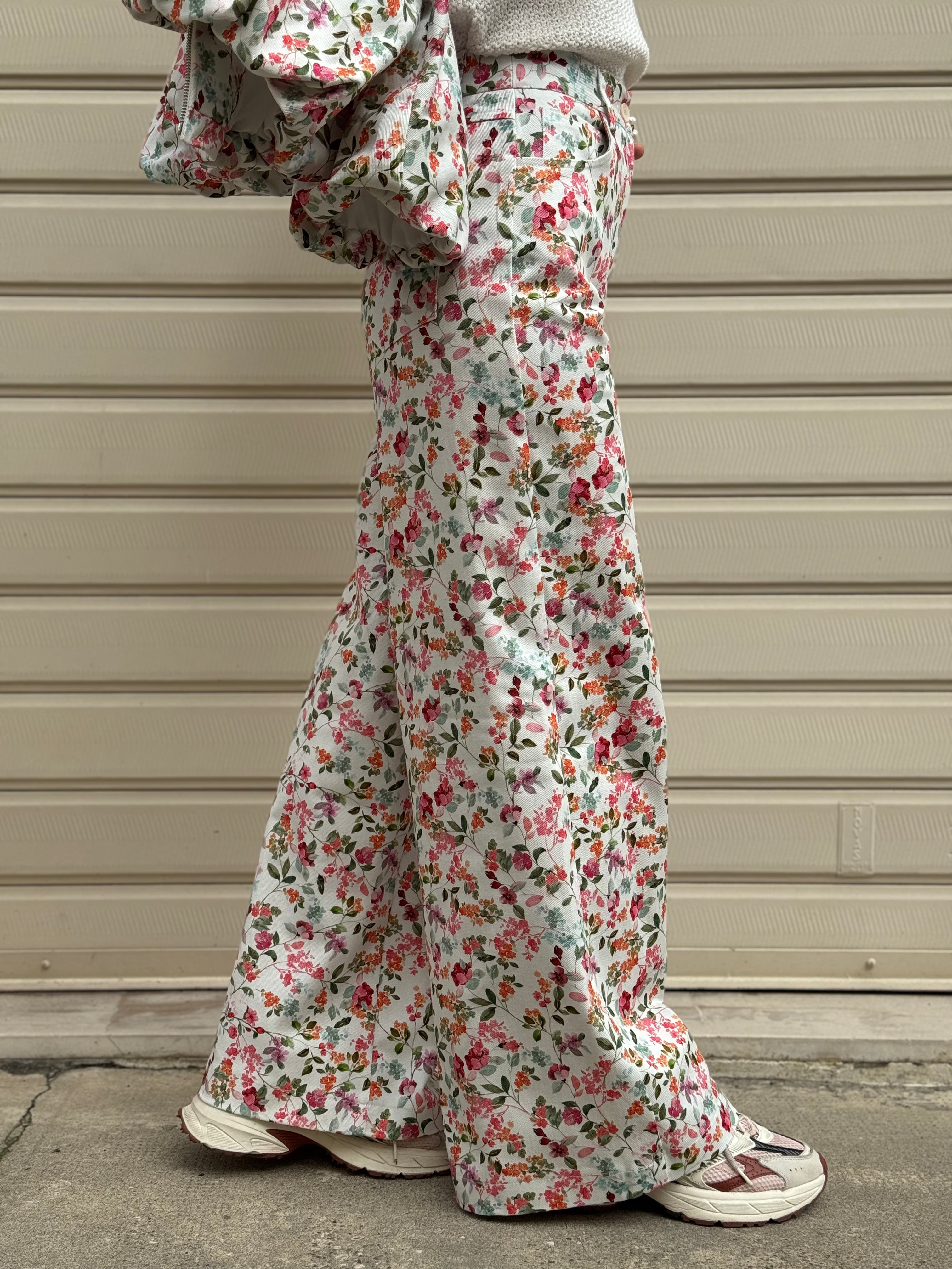 Jeans floreale imperial