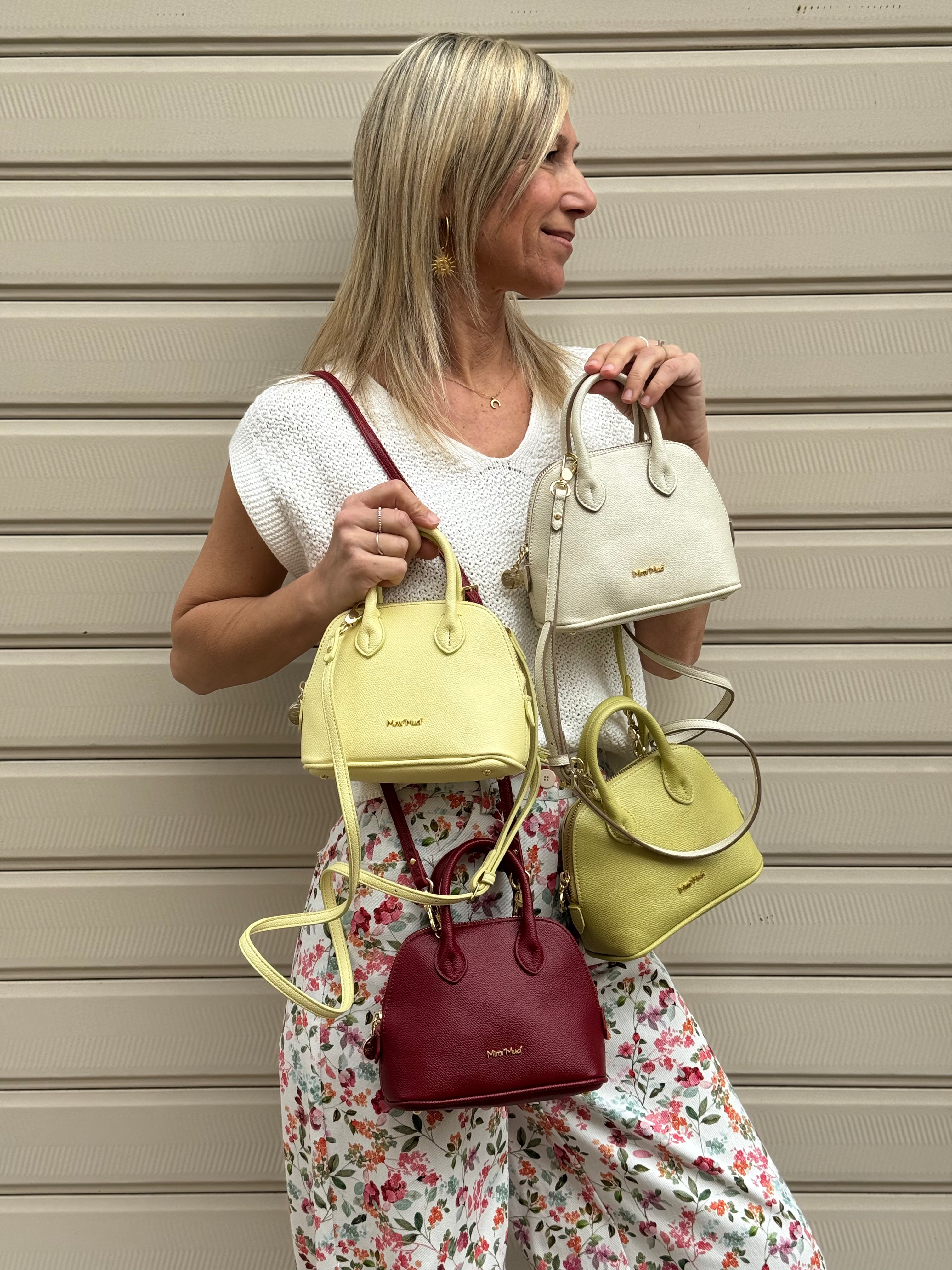 Borsa mini con manici mimì