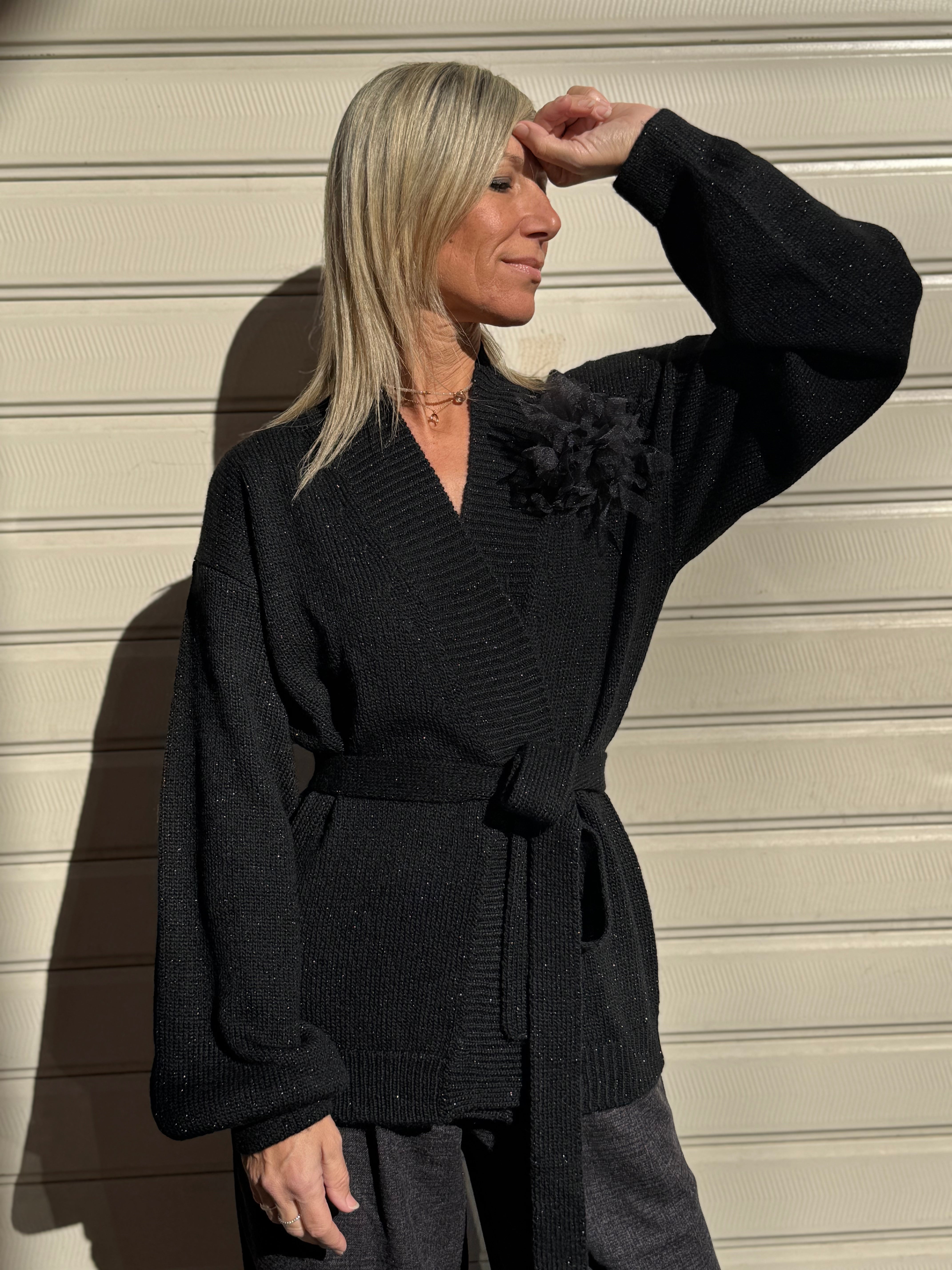 Cardigan spilla kontatto