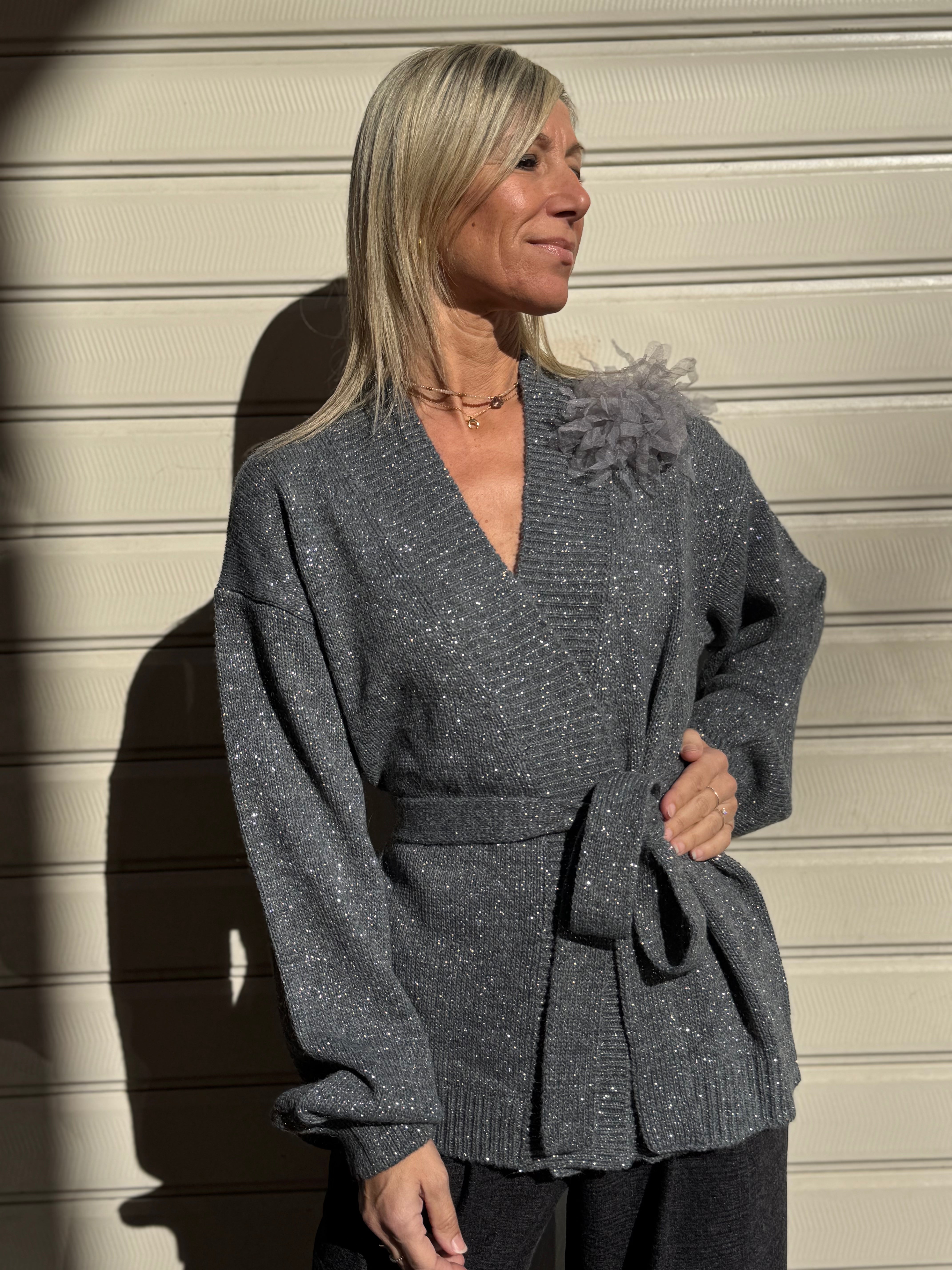 Cardigan spilla kontatto