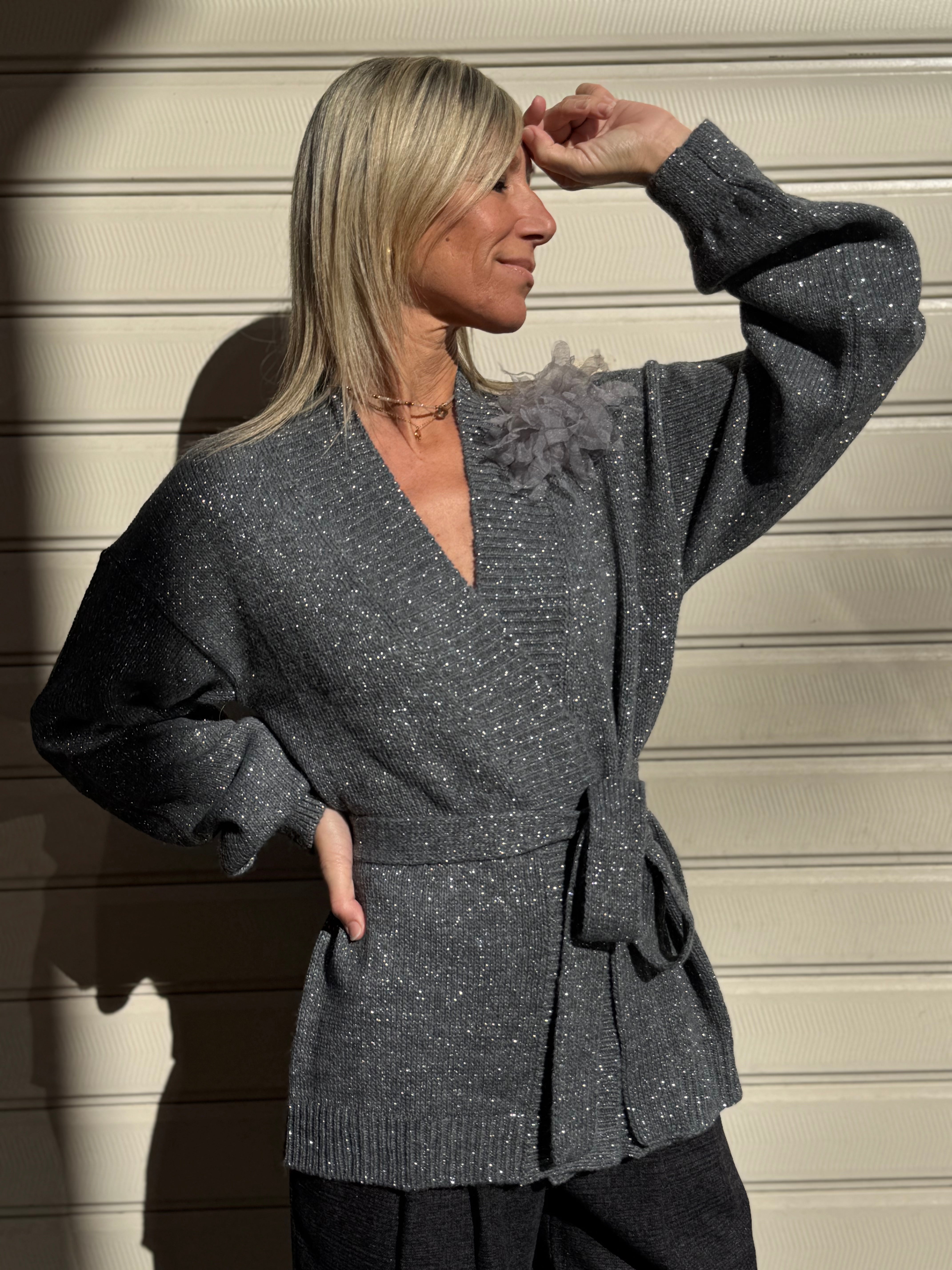 Cardigan spilla kontatto