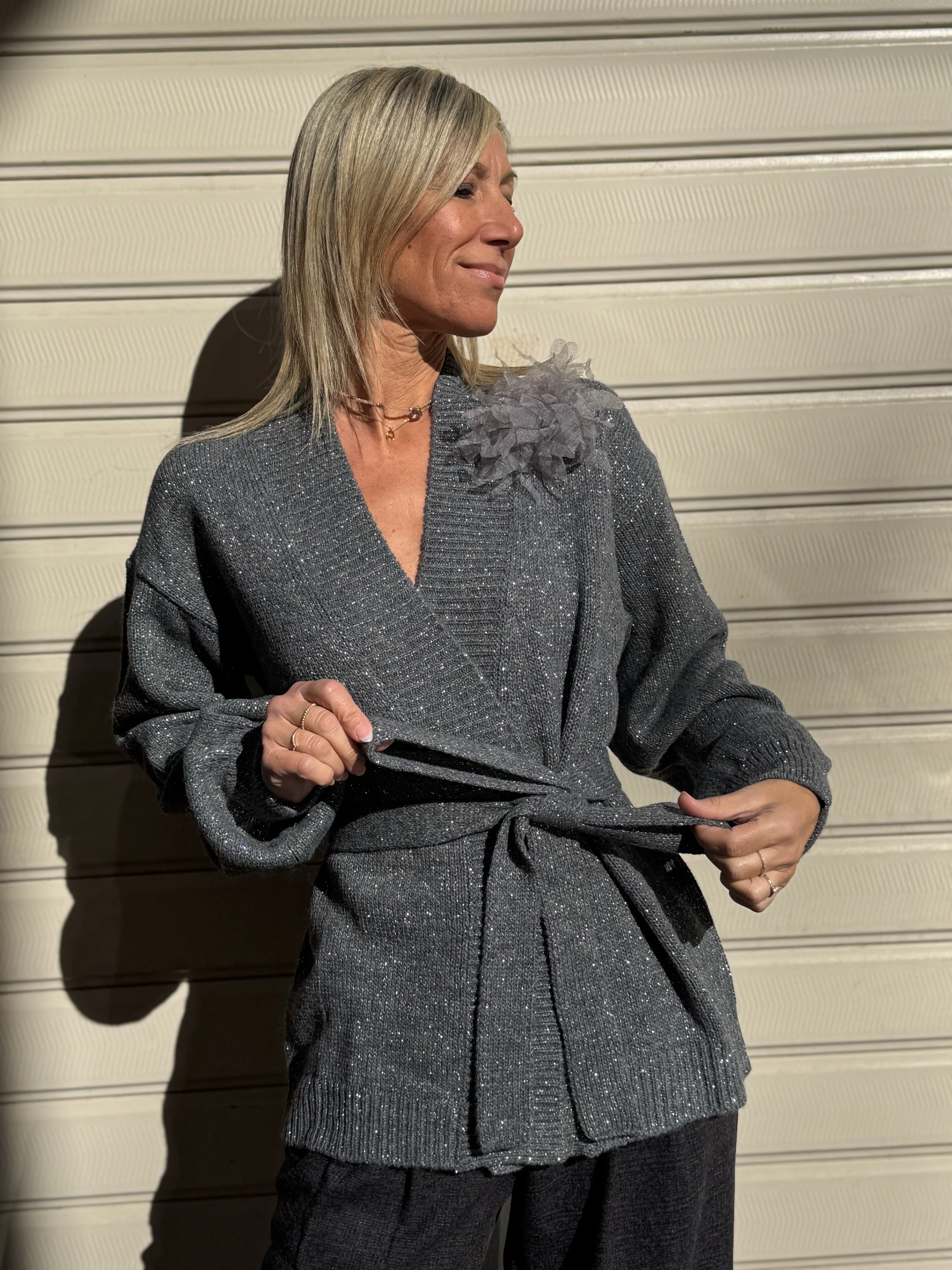 Cardigan spilla kontatto