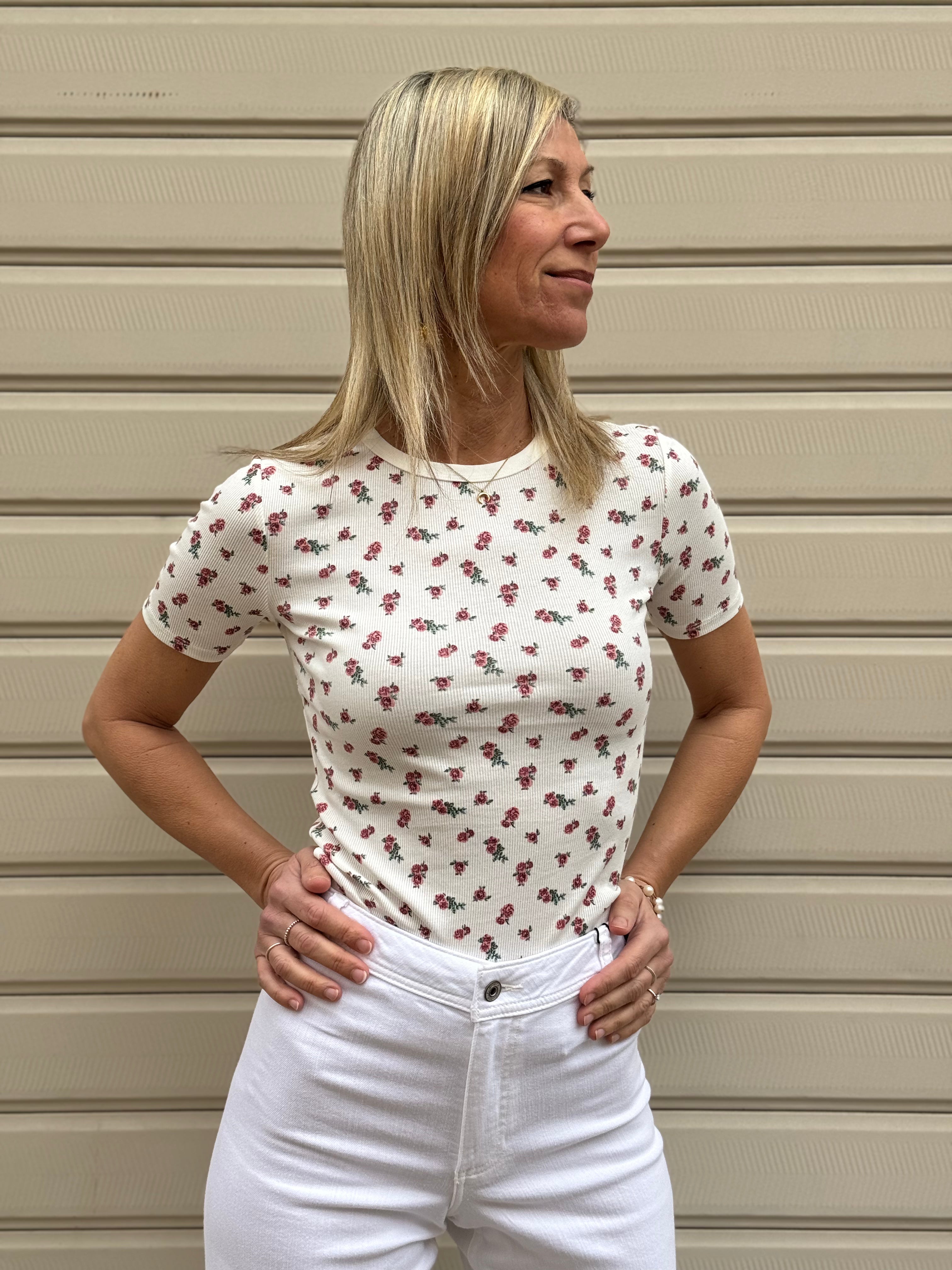 Tshirt fiori di campo jdy