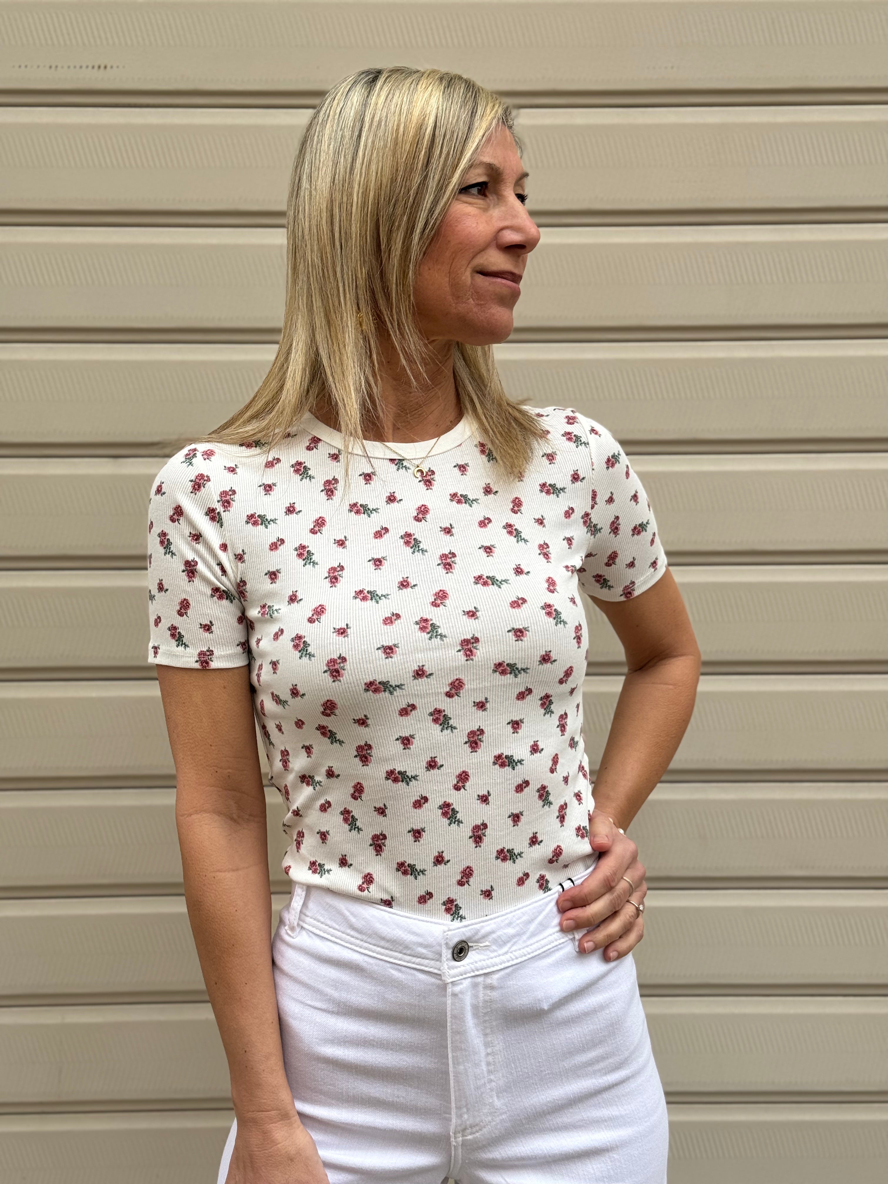 Tshirt fiori di campo jdy