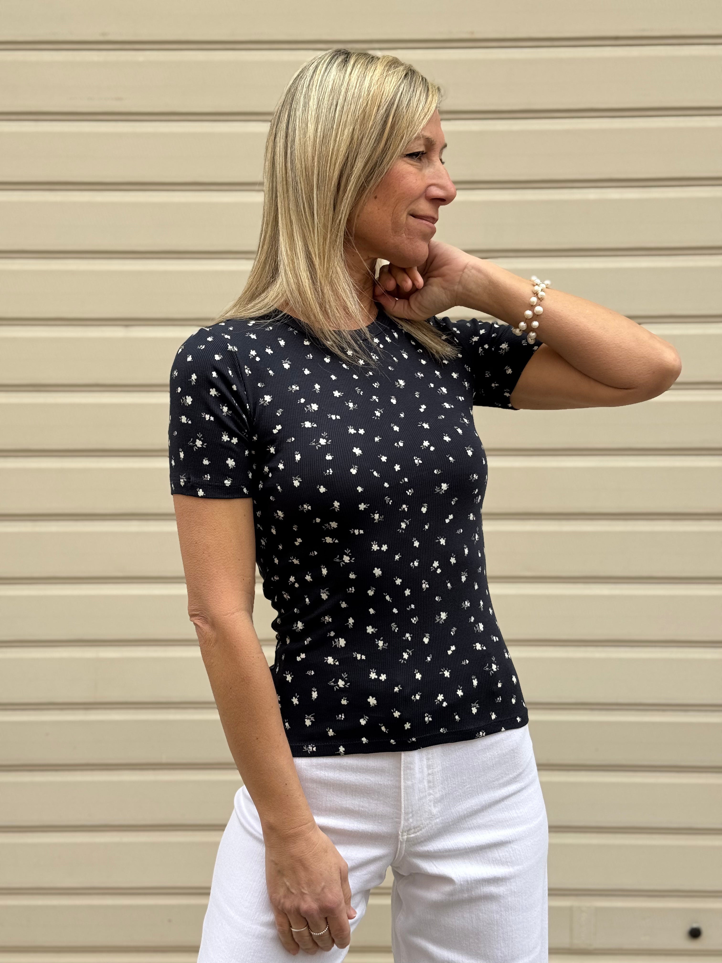 Tshirt fiori di campo jdy