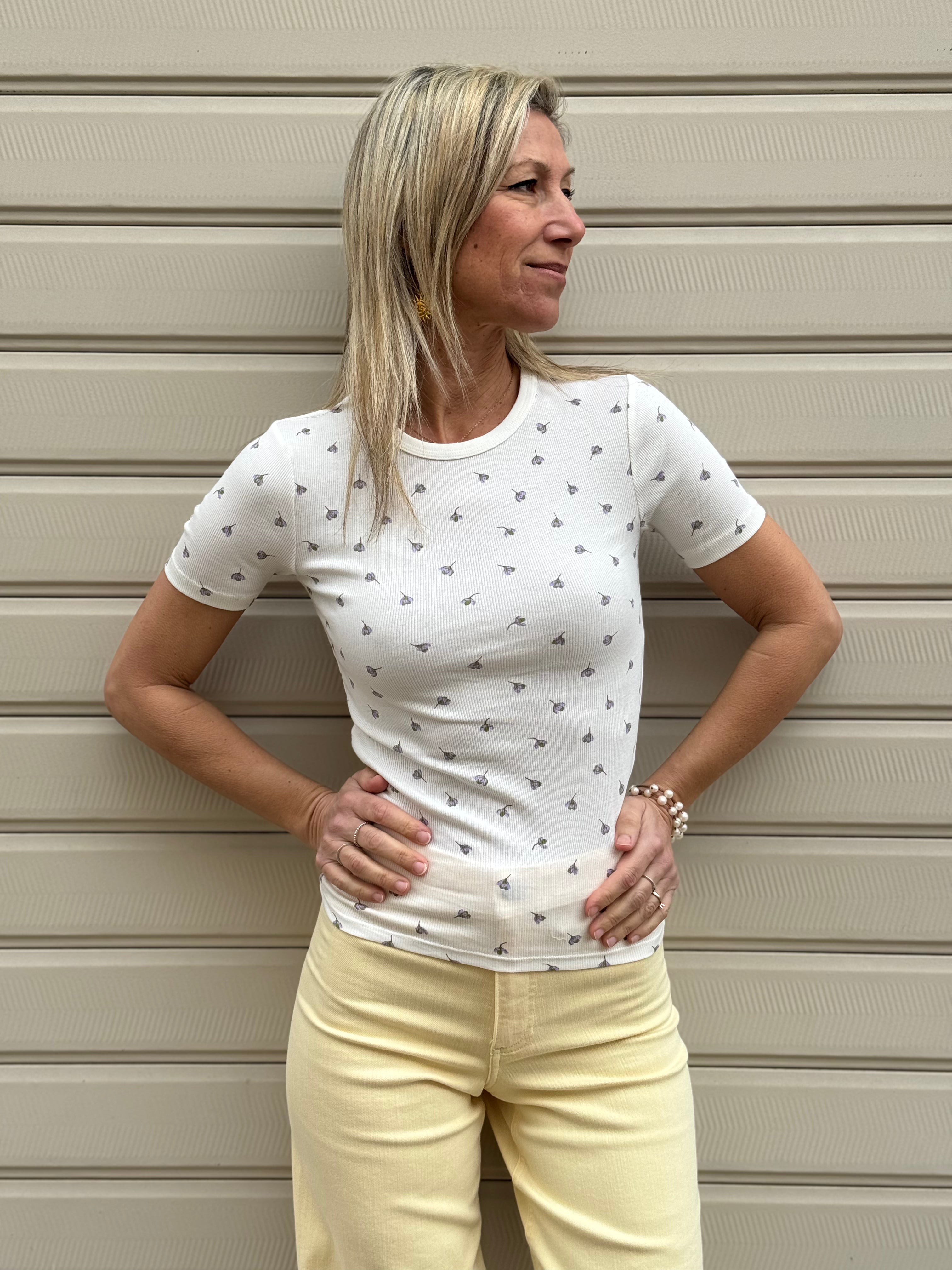 Tshirt fiori di campo jdy