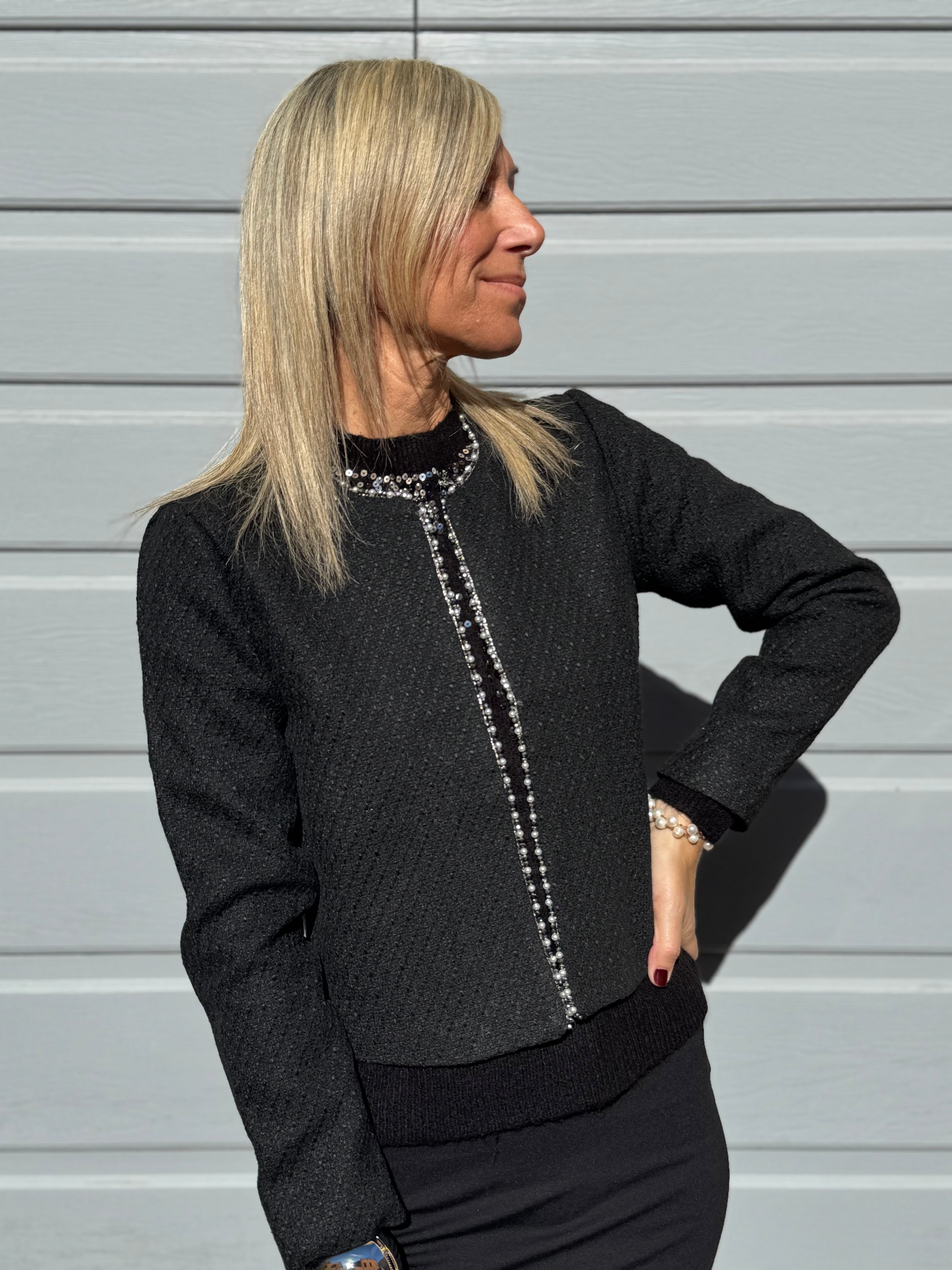 Giacca profilo perle jdy