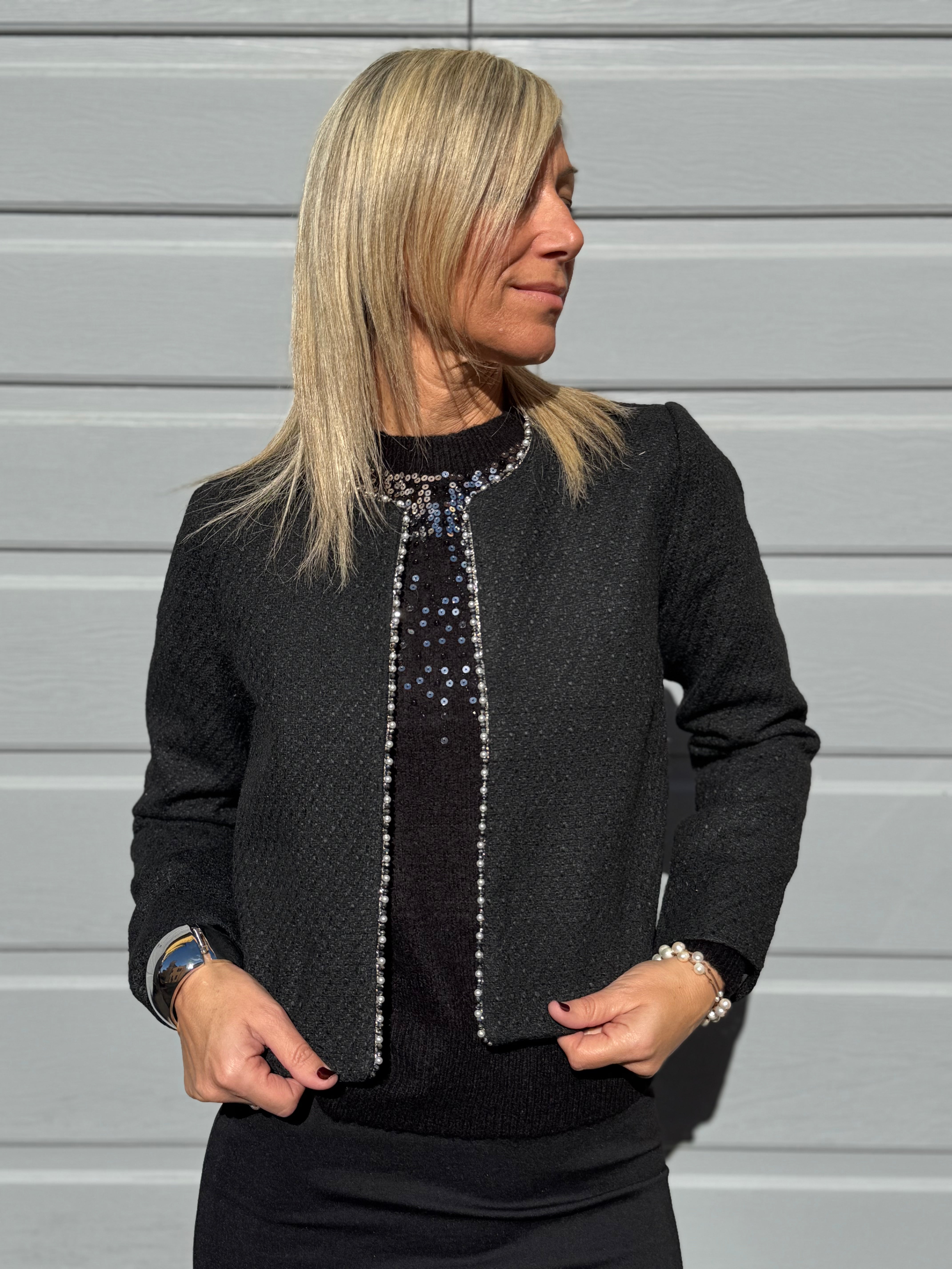 Giacca profilo perle jdy