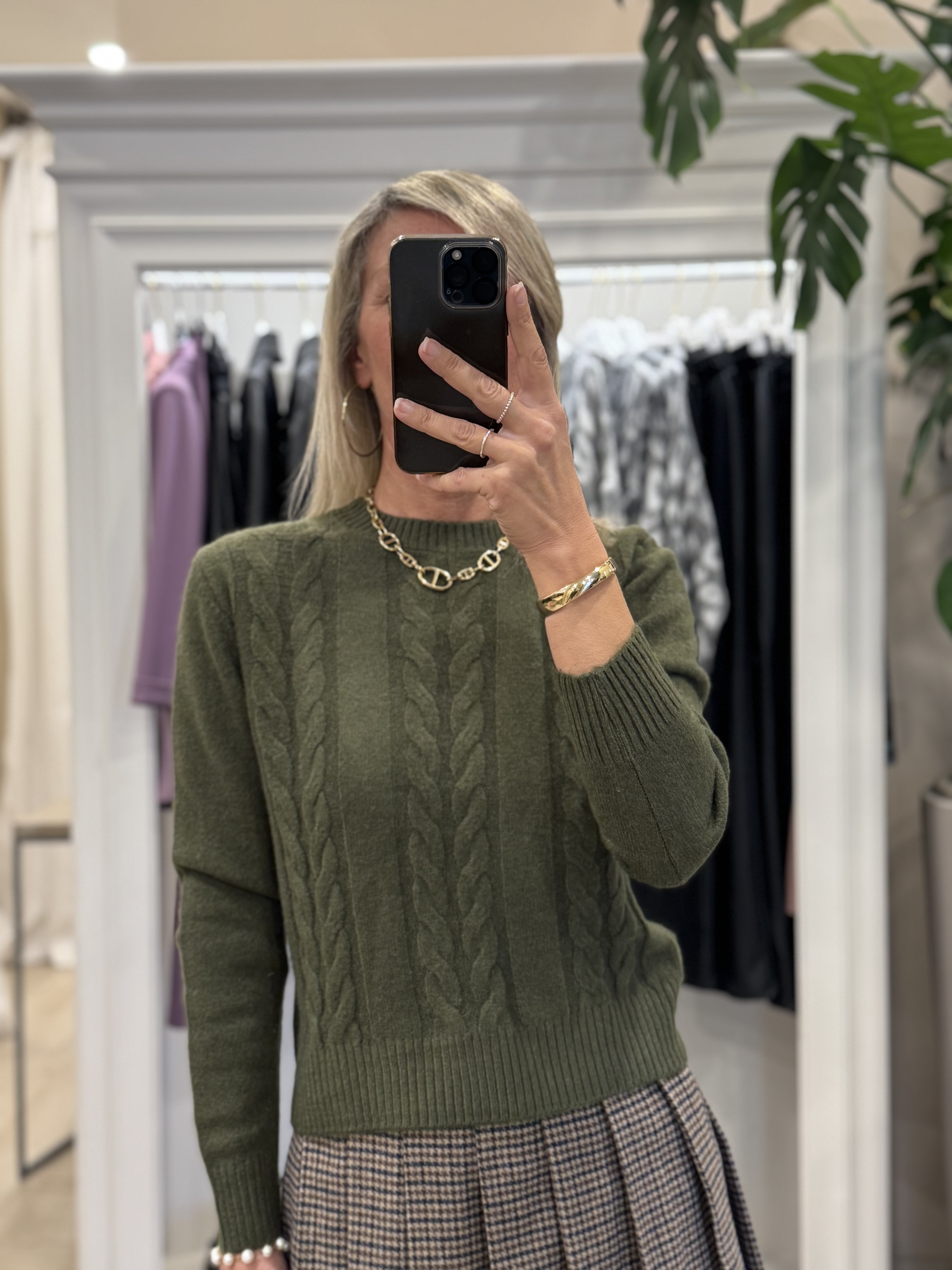 Maglia Trecce Slim