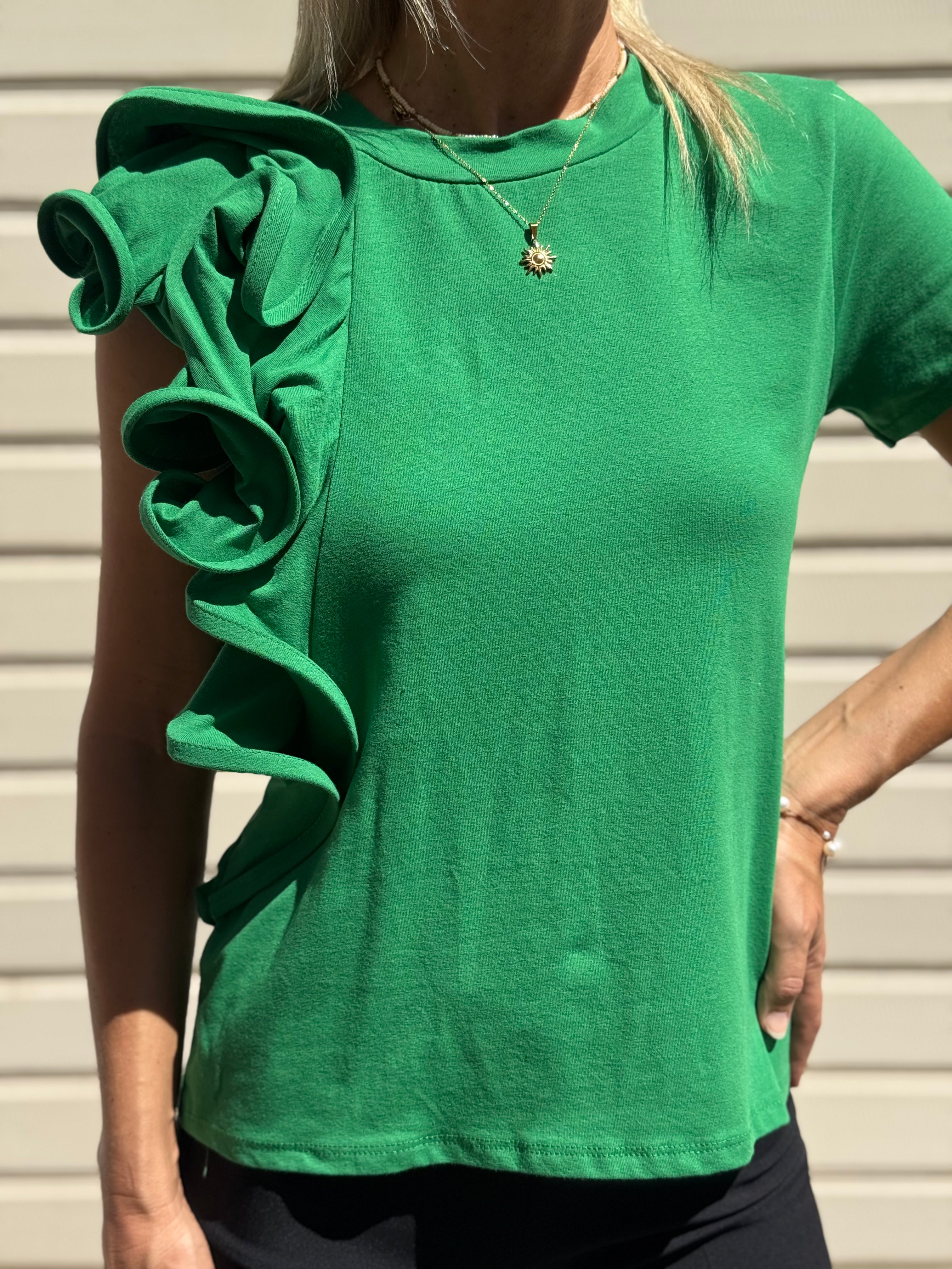Tshirt rouches
