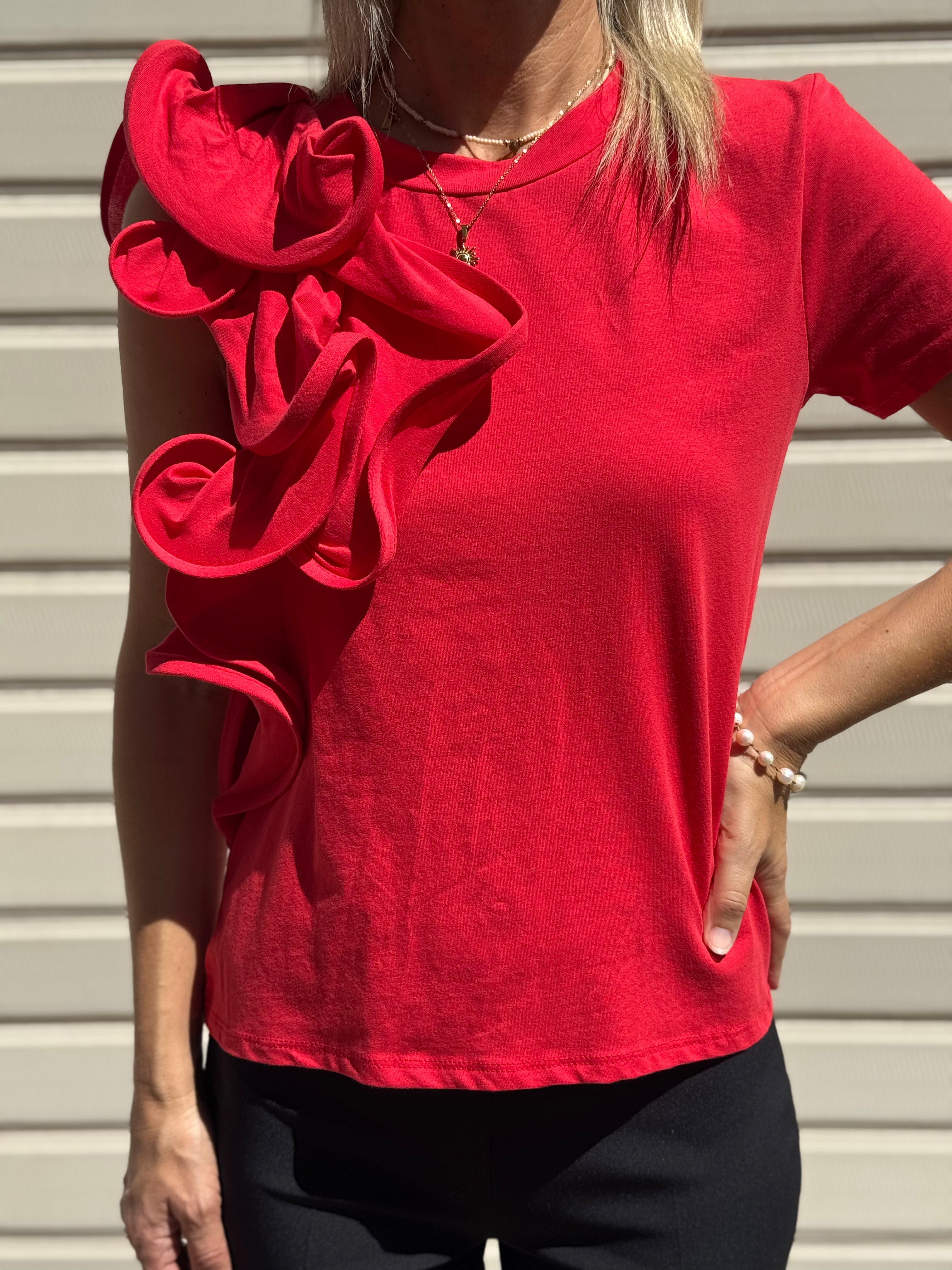 Tshirt rouches