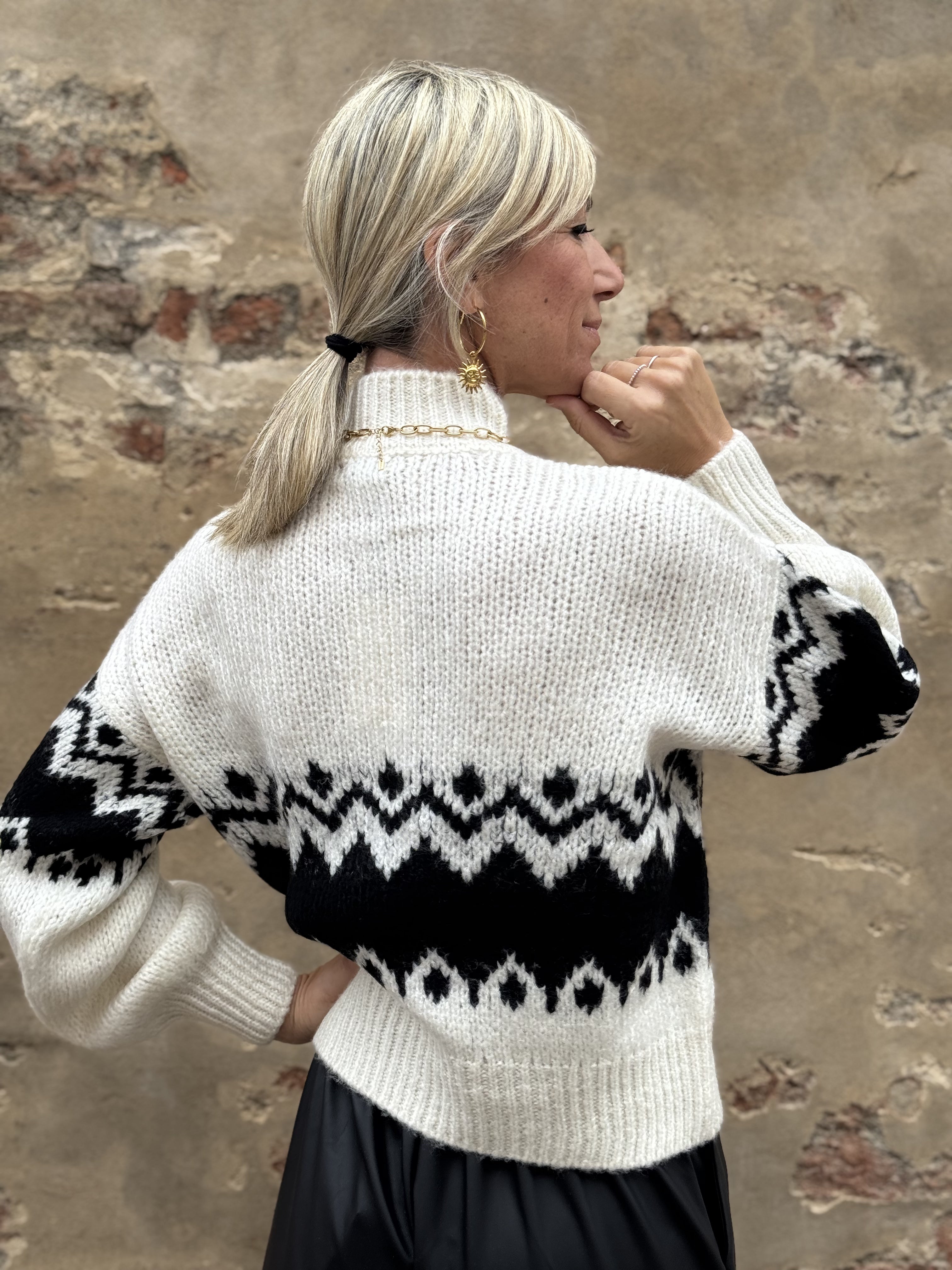 Maglione Lupetto Greca