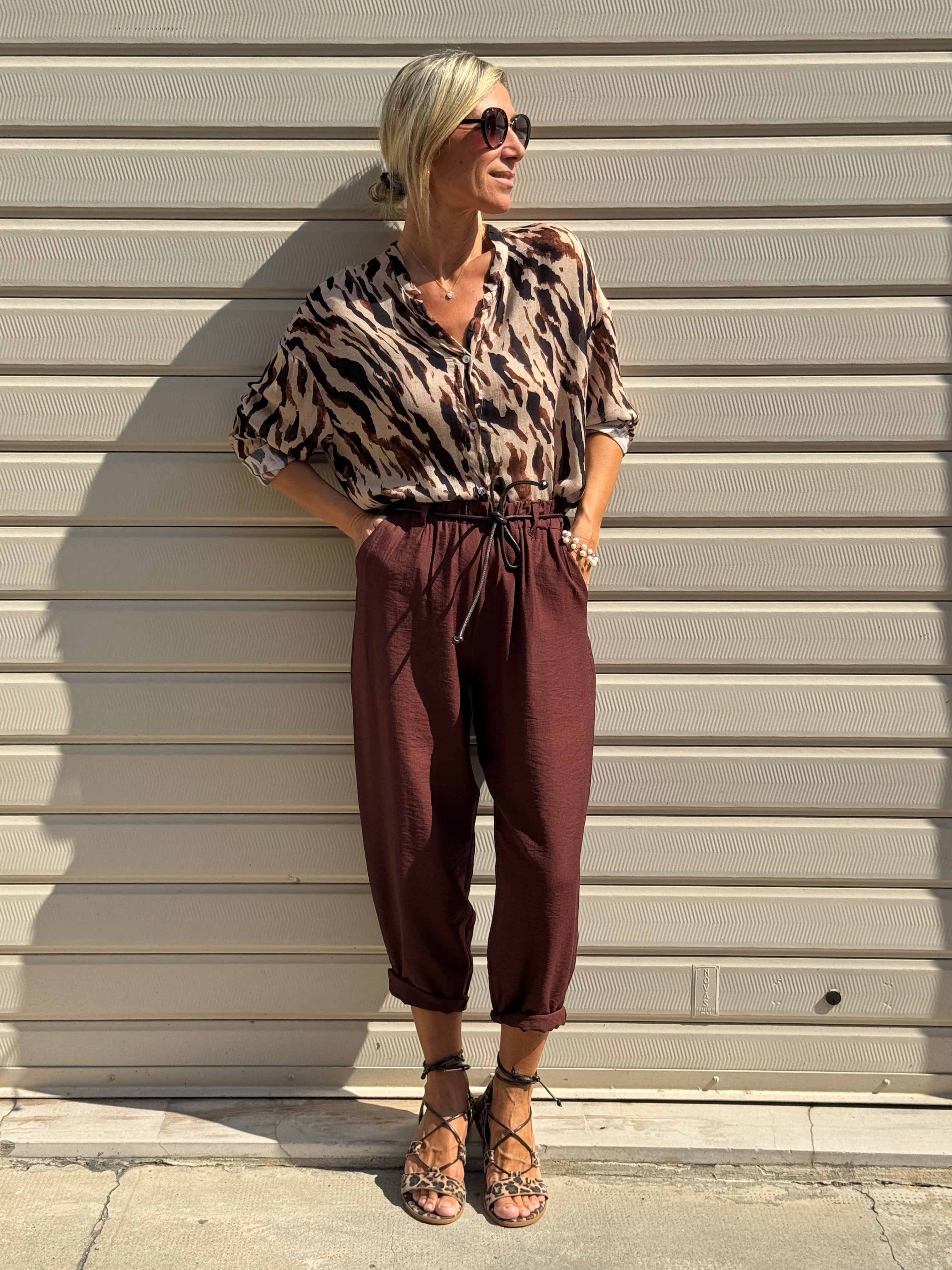 Pantalone con laccetto adora