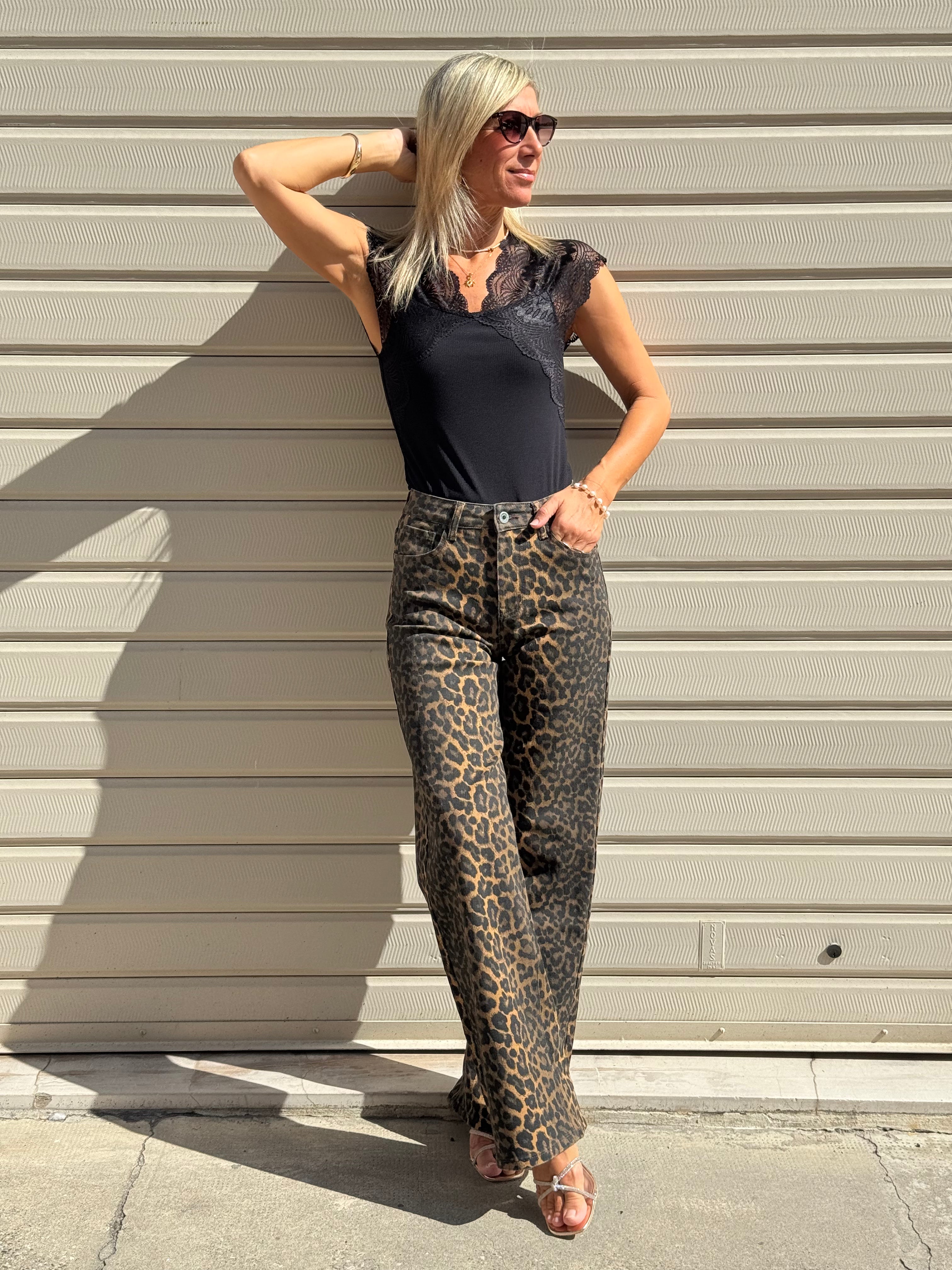 Jeans maculato