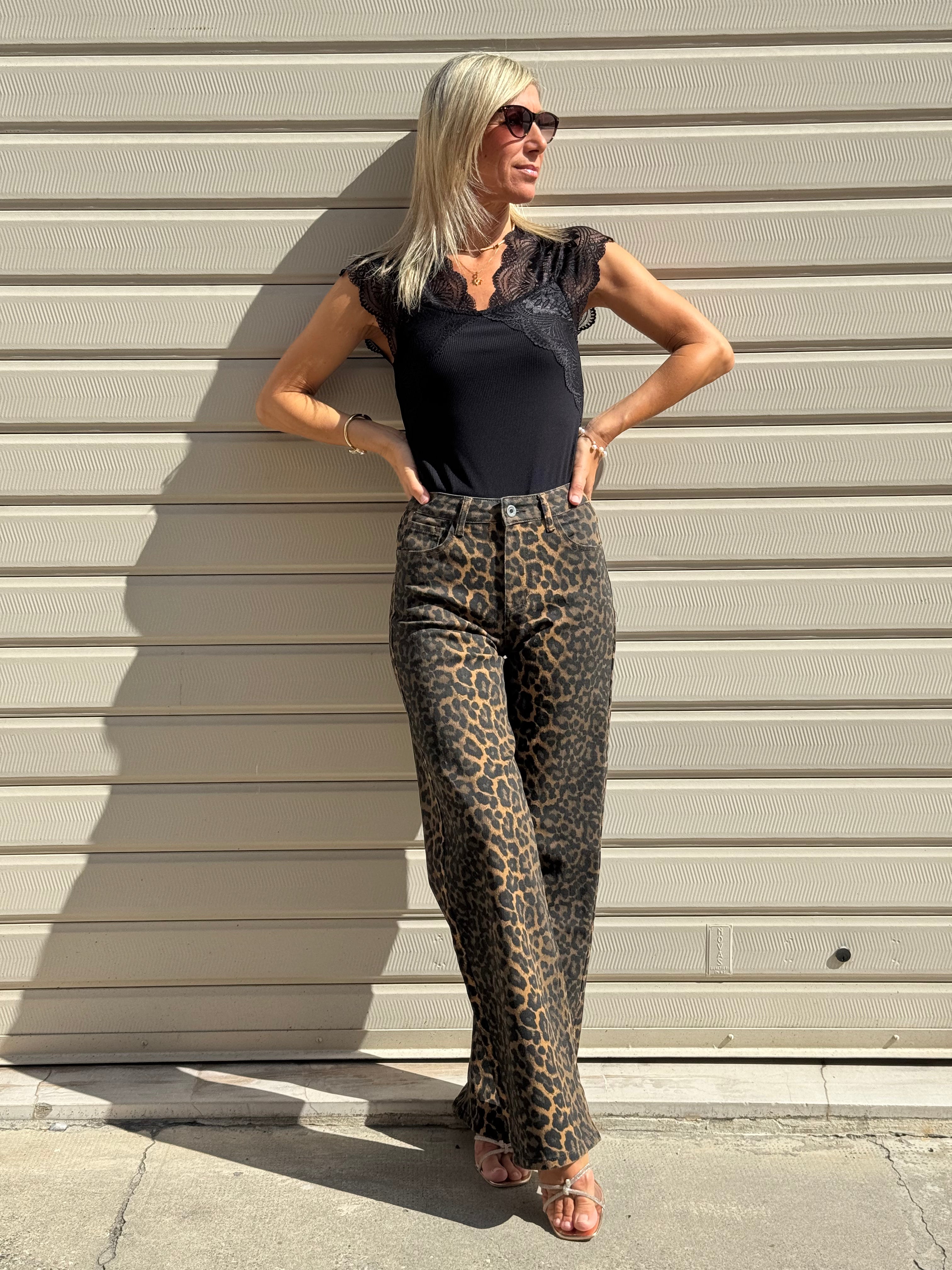 Jeans maculato