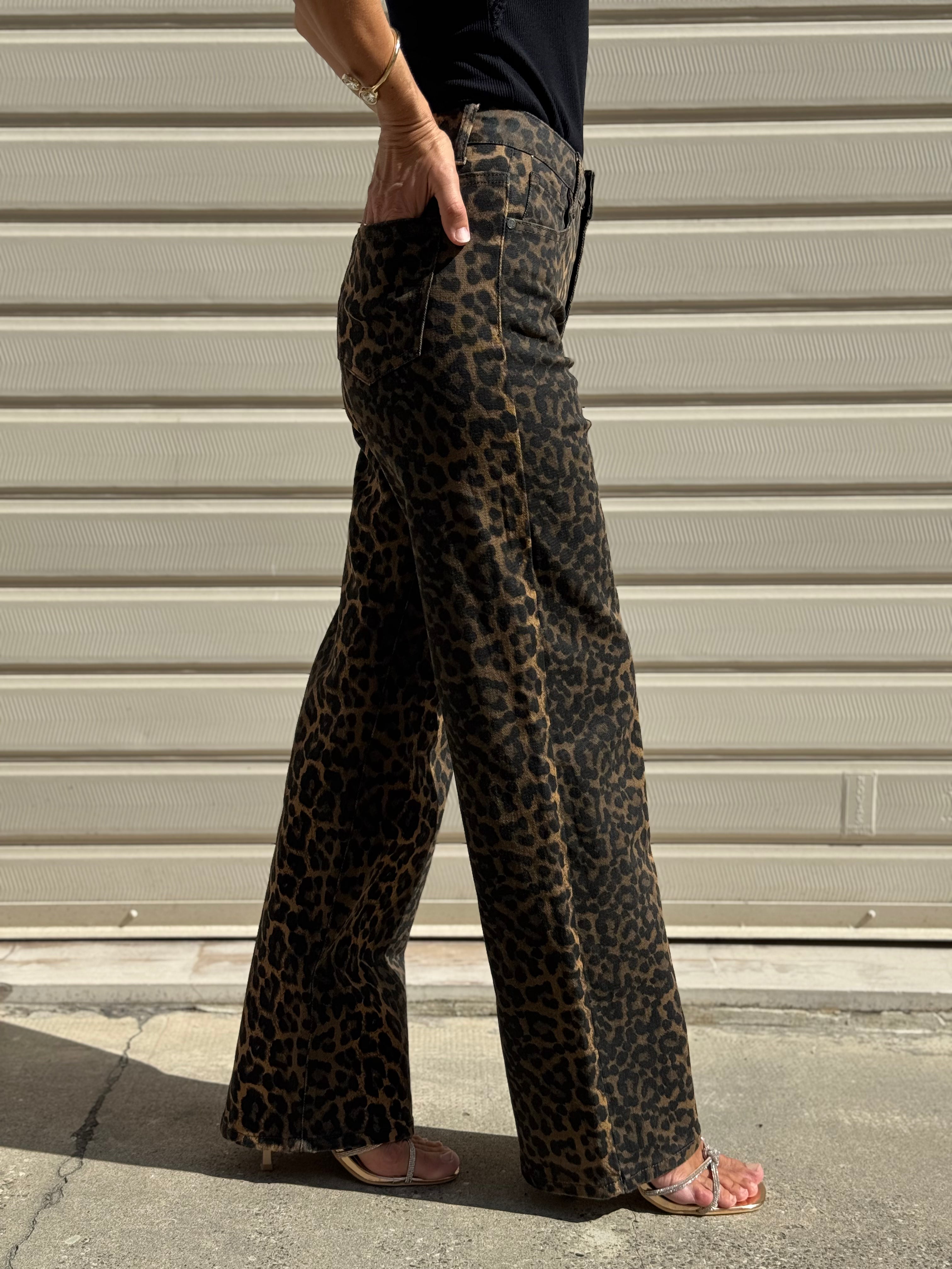 Jeans maculato