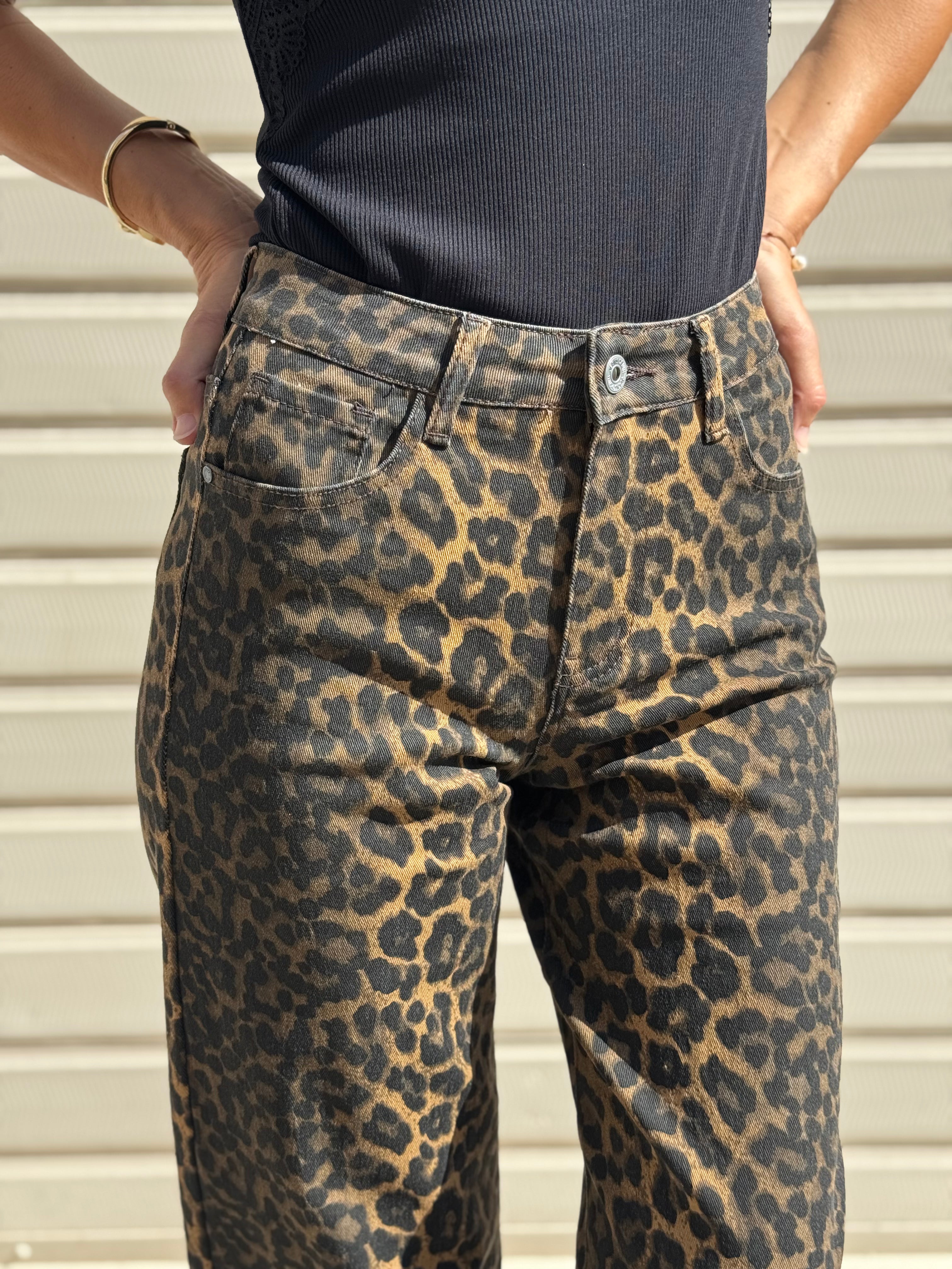 Jeans maculato