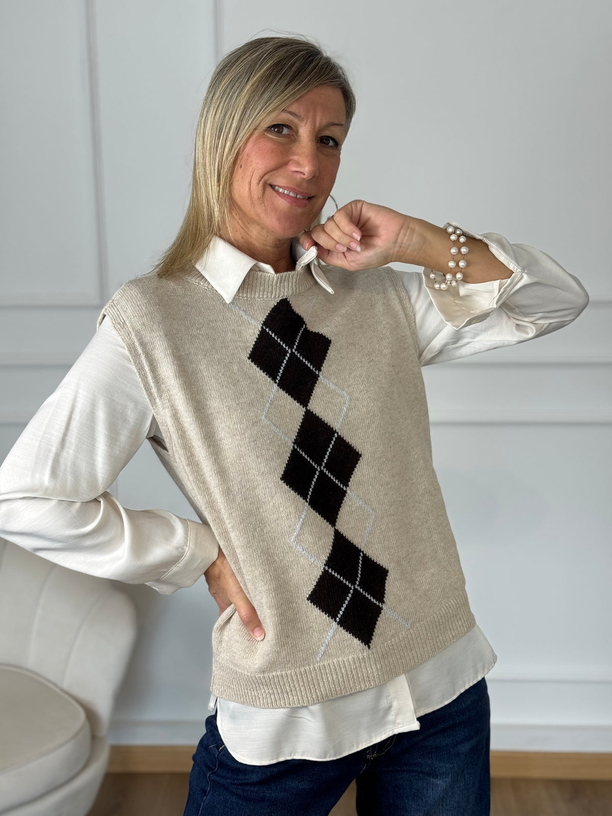 Gilet rombi adora