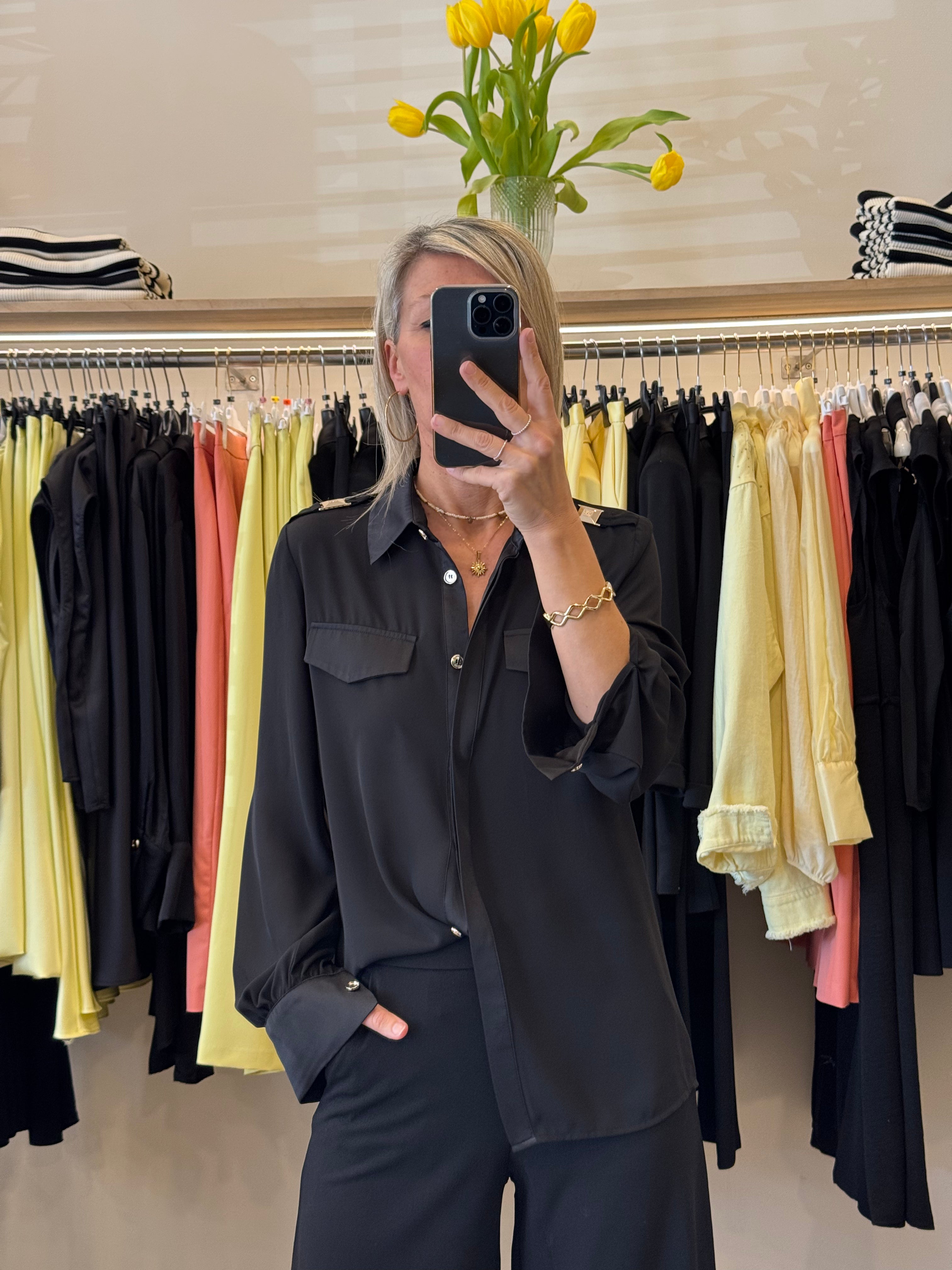 Camicia Inserti Raso e Mostrine