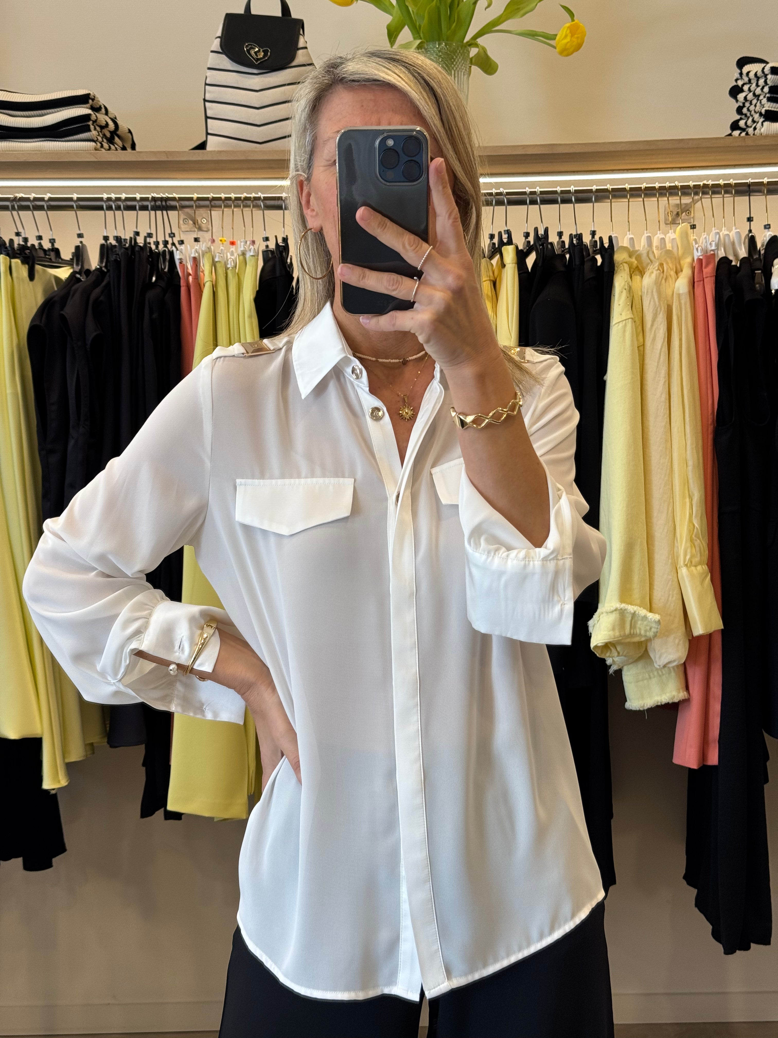 Camicia Inserti Raso e Mostrine