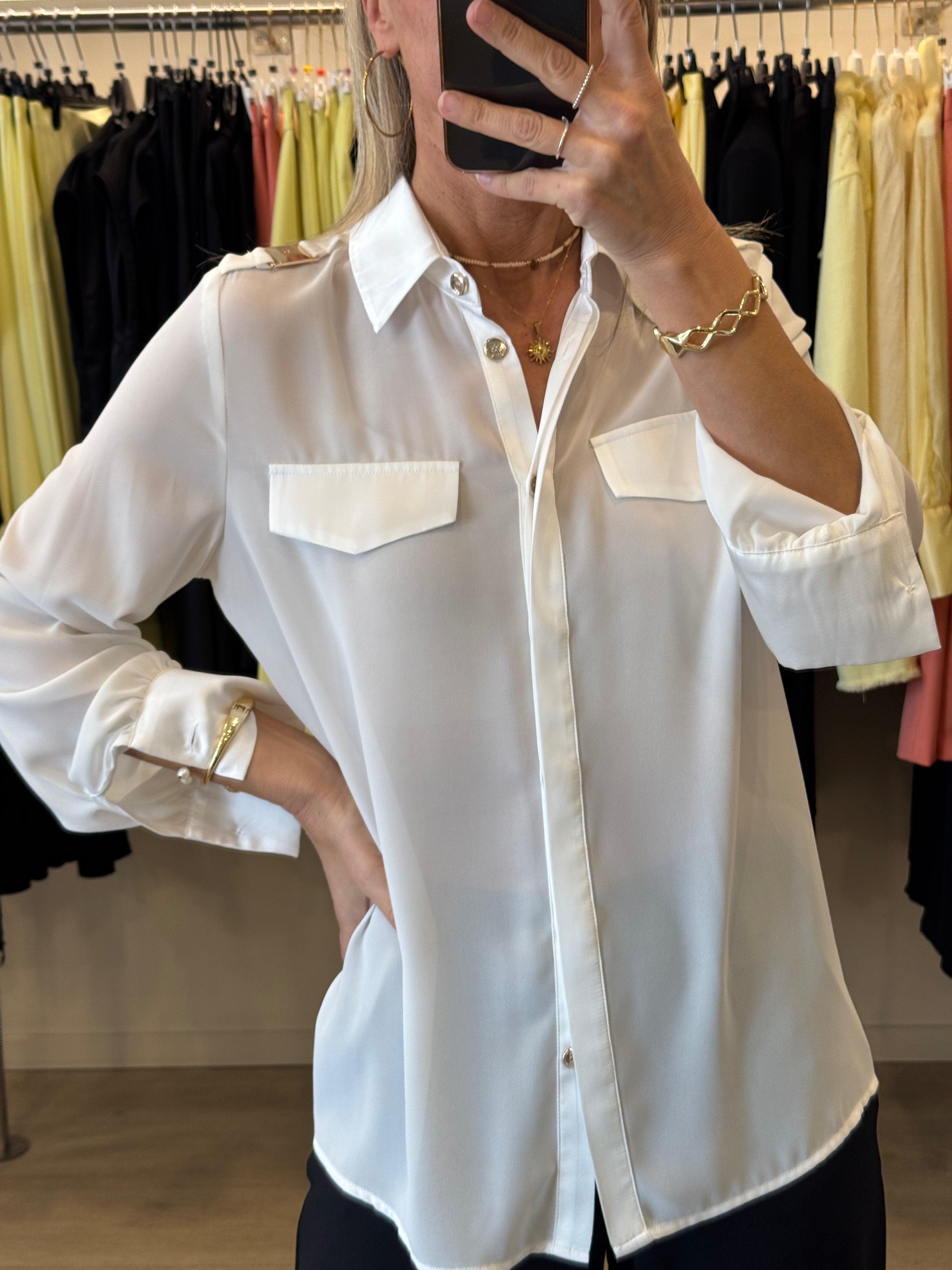 Camicia Inserti Raso e Mostrine