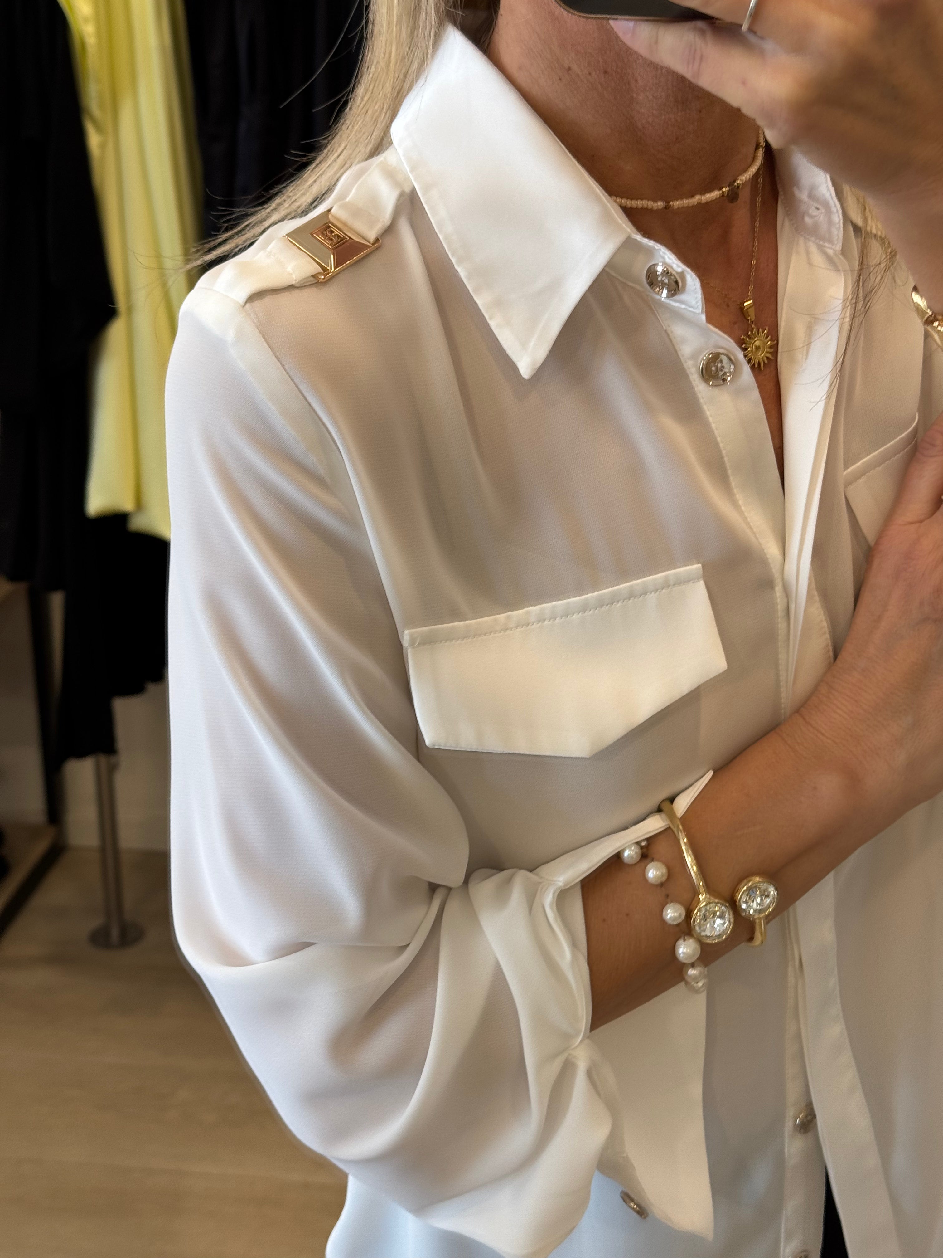Camicia Inserti Raso e Mostrine