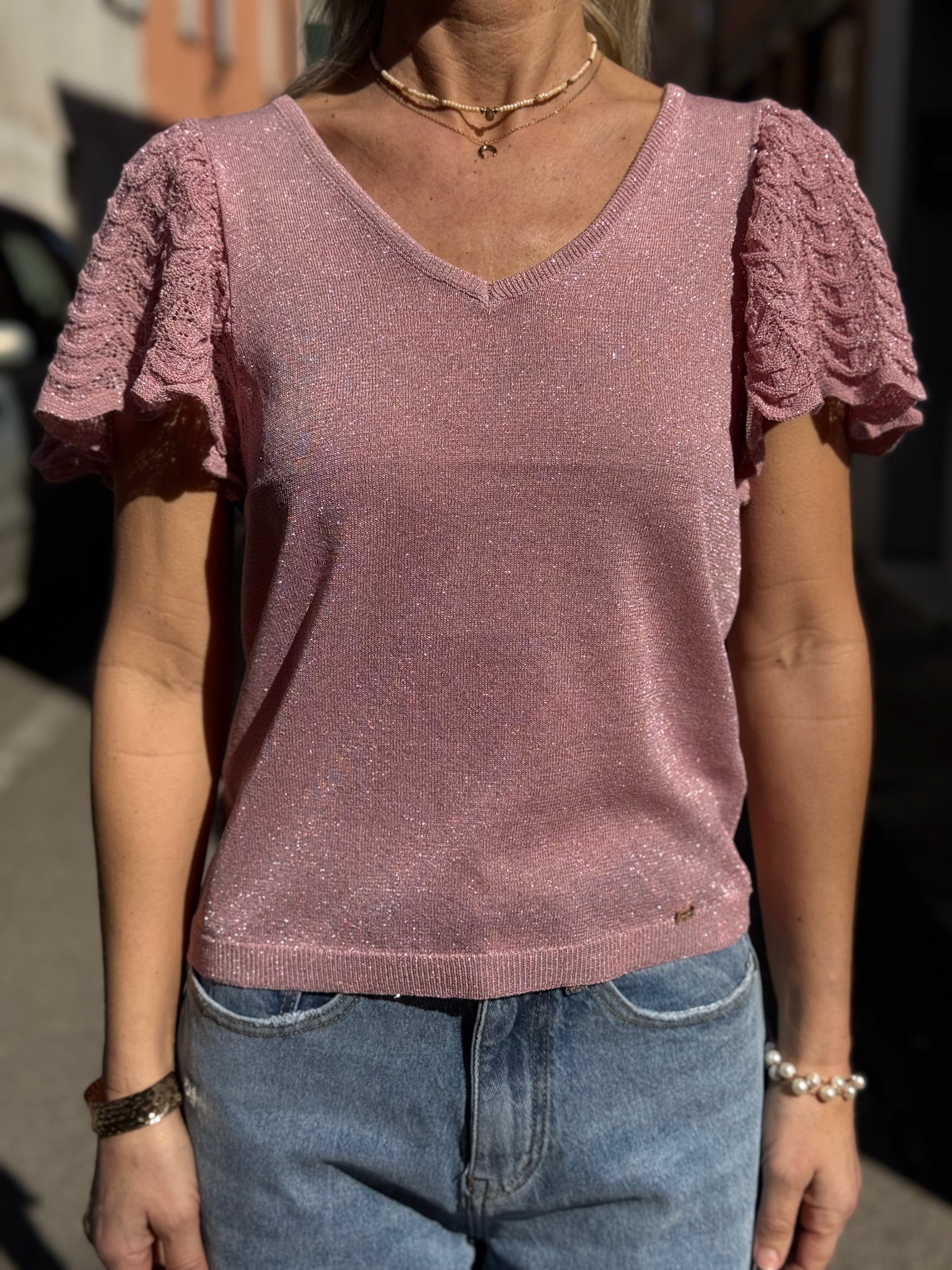 Maglia manica farfalla artigli