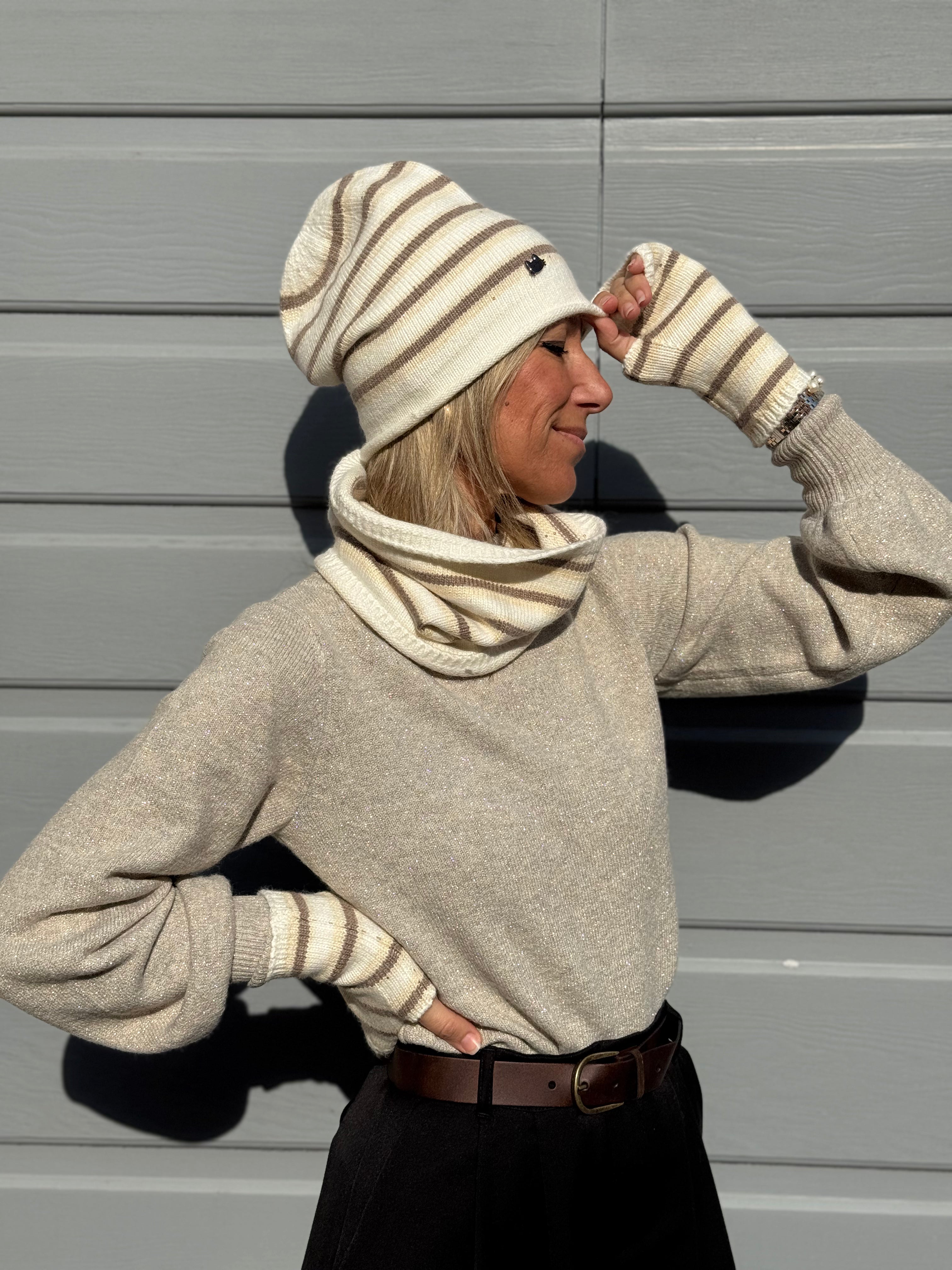 Set 3 pezzi righe mimì