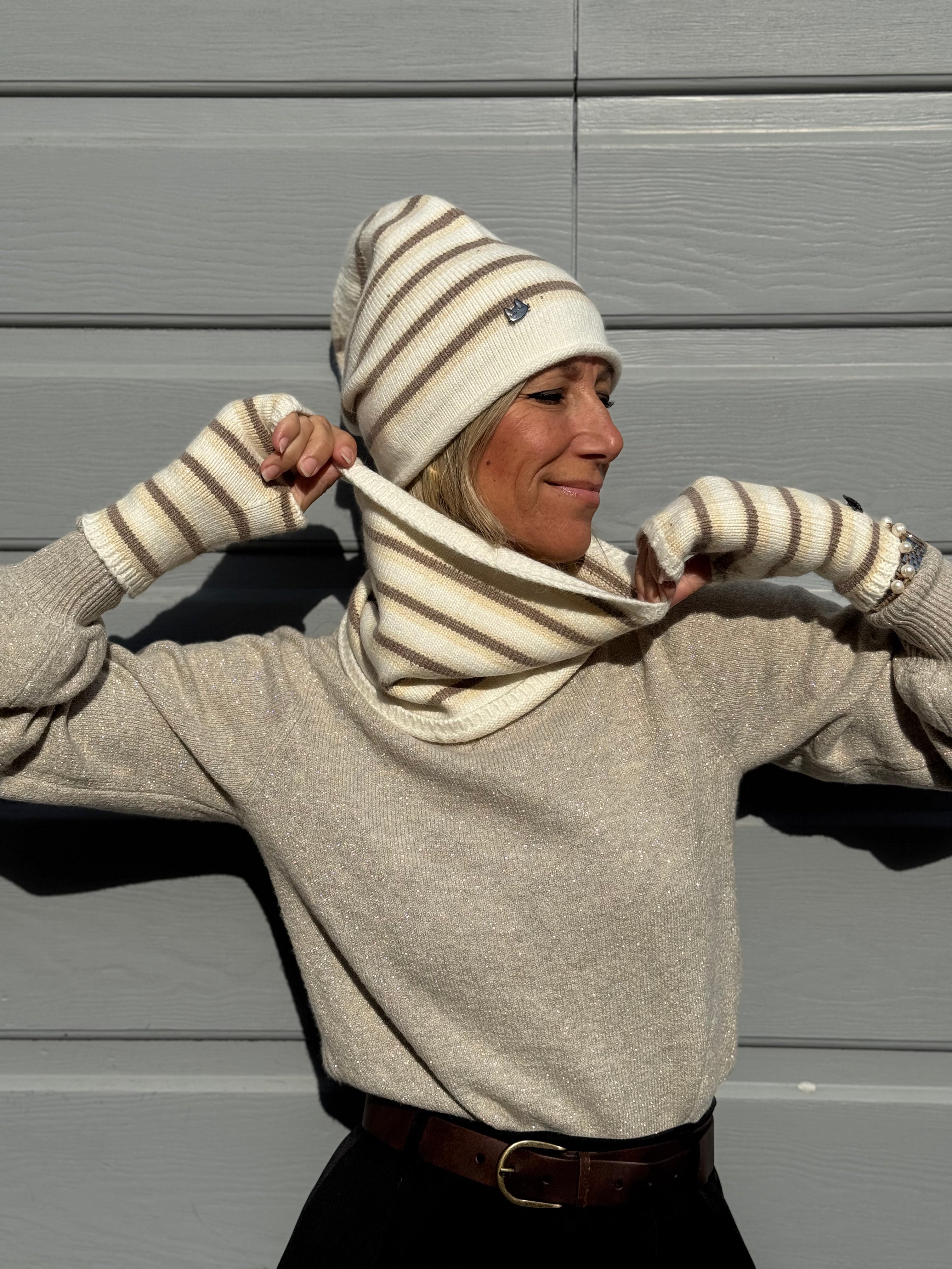 Set 3 pezzi righe mimì