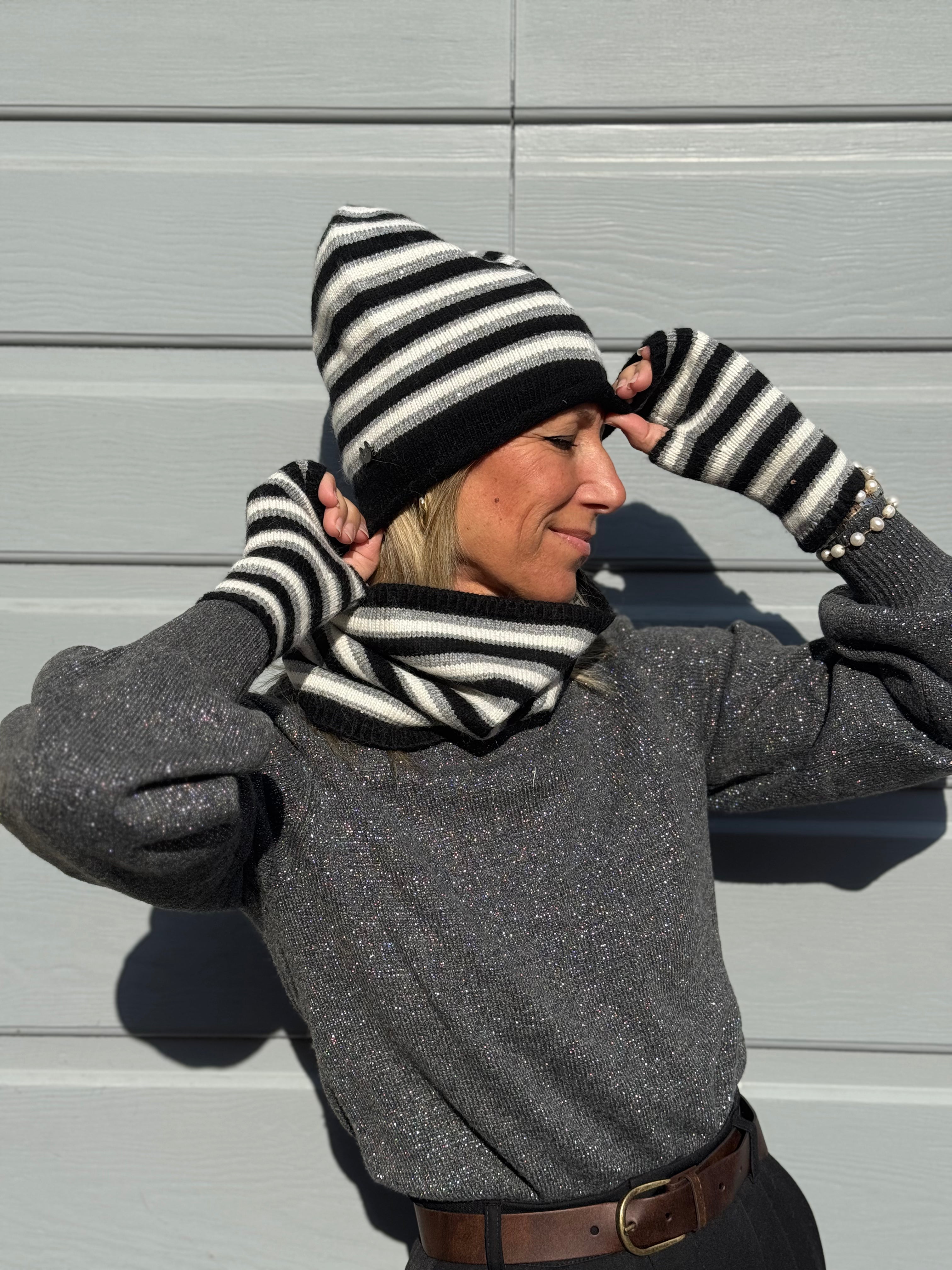 Set 3 pezzi righe mimì