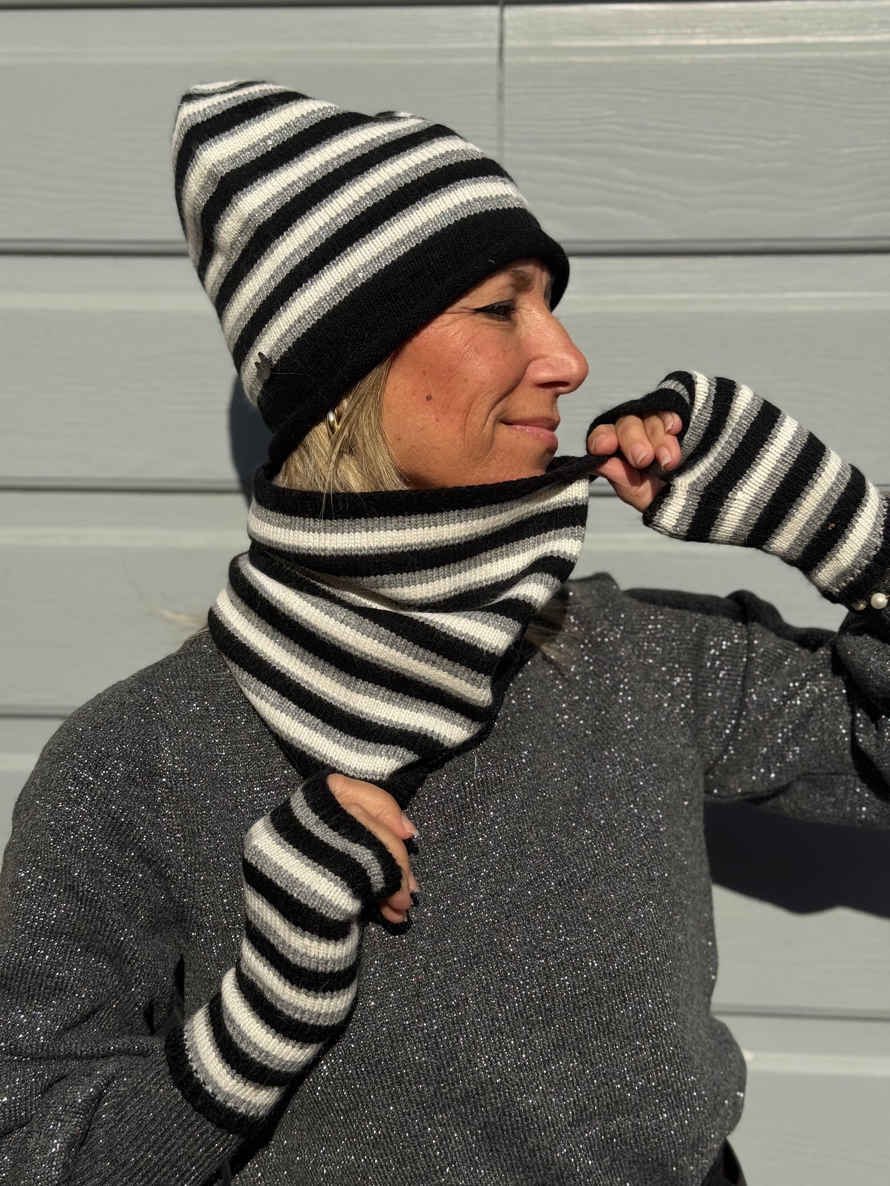 Set 3 pezzi righe mimì