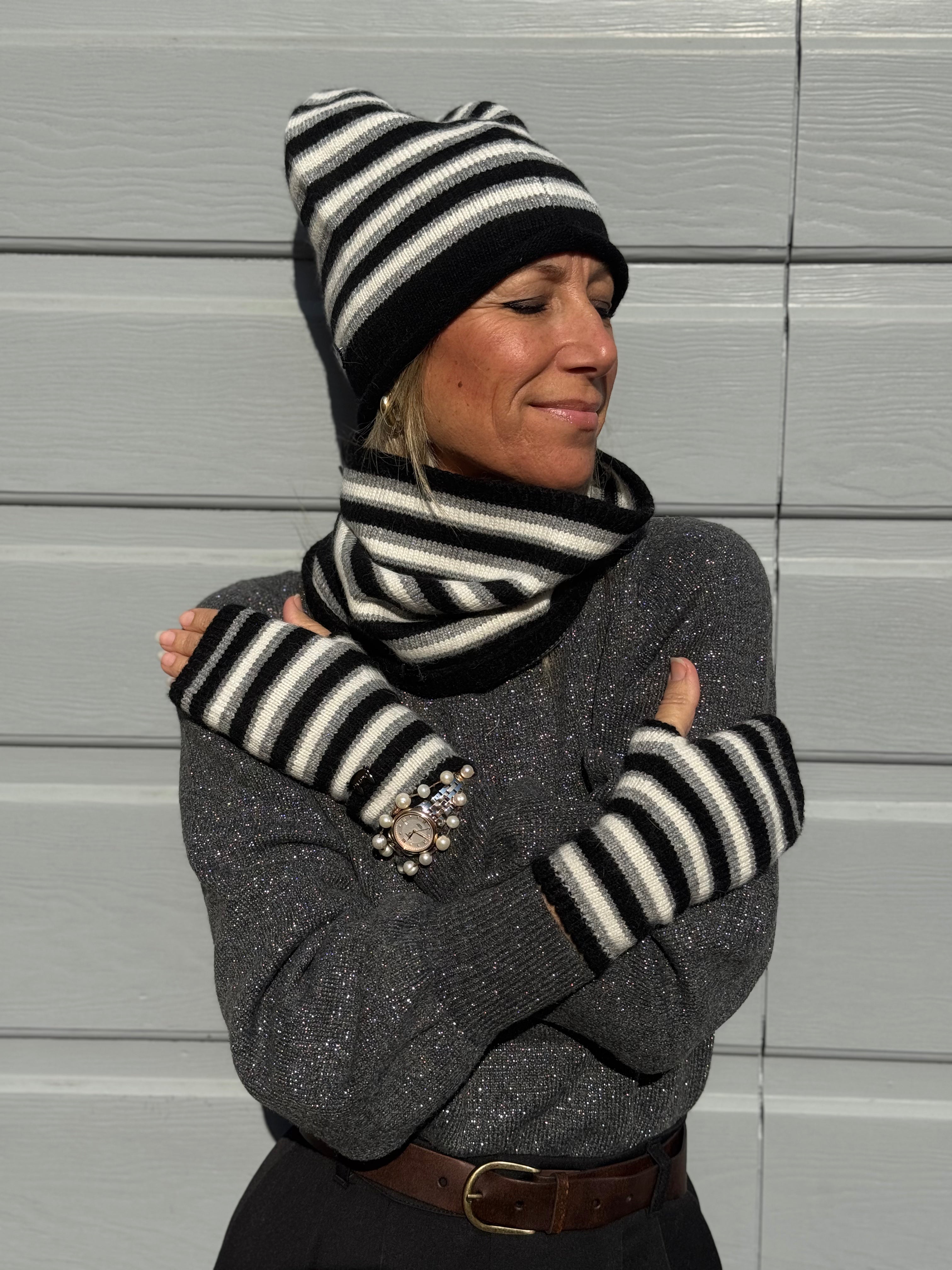 Set 3 pezzi righe mimì