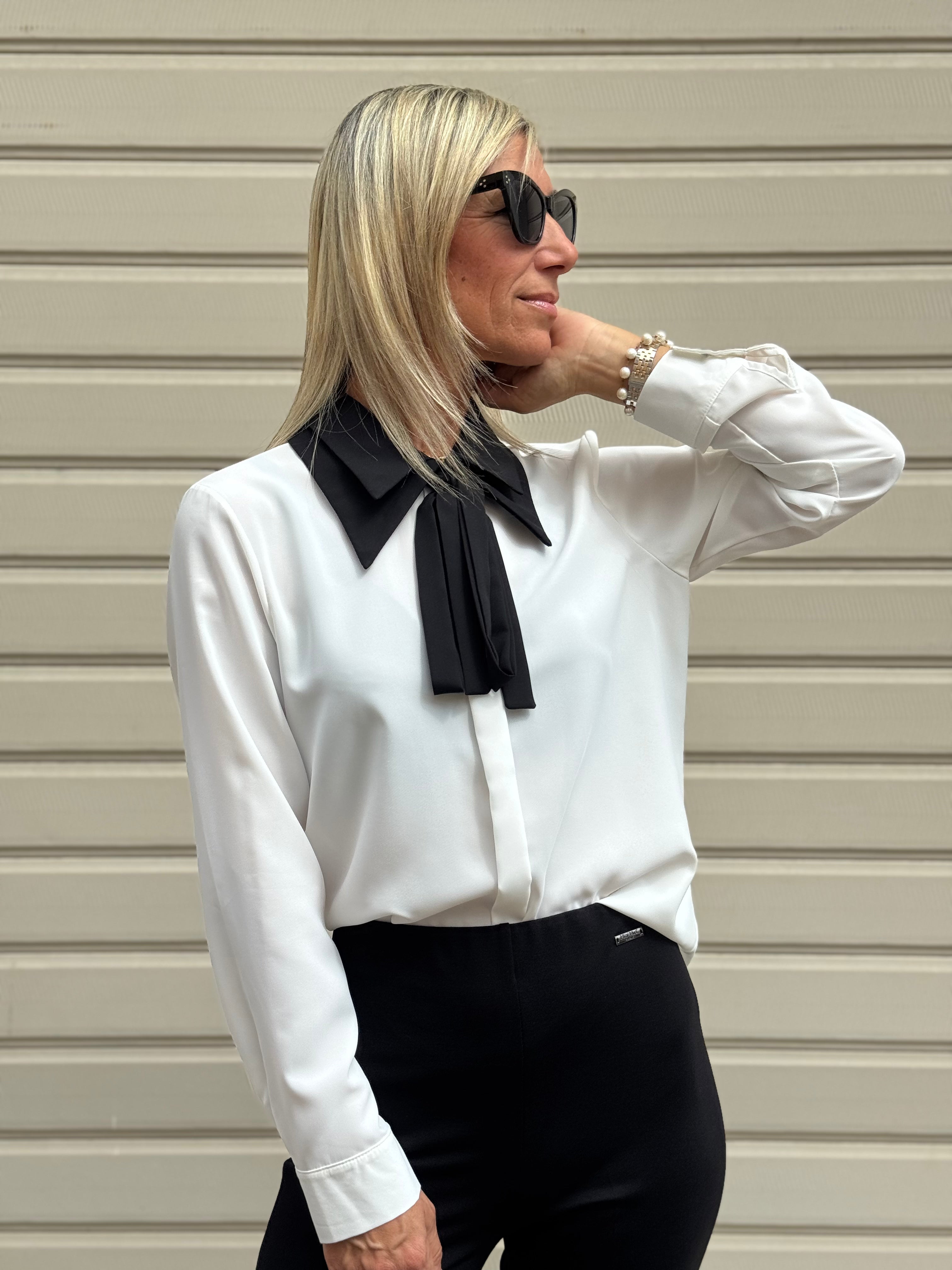 Camicia doppio colletto mimì