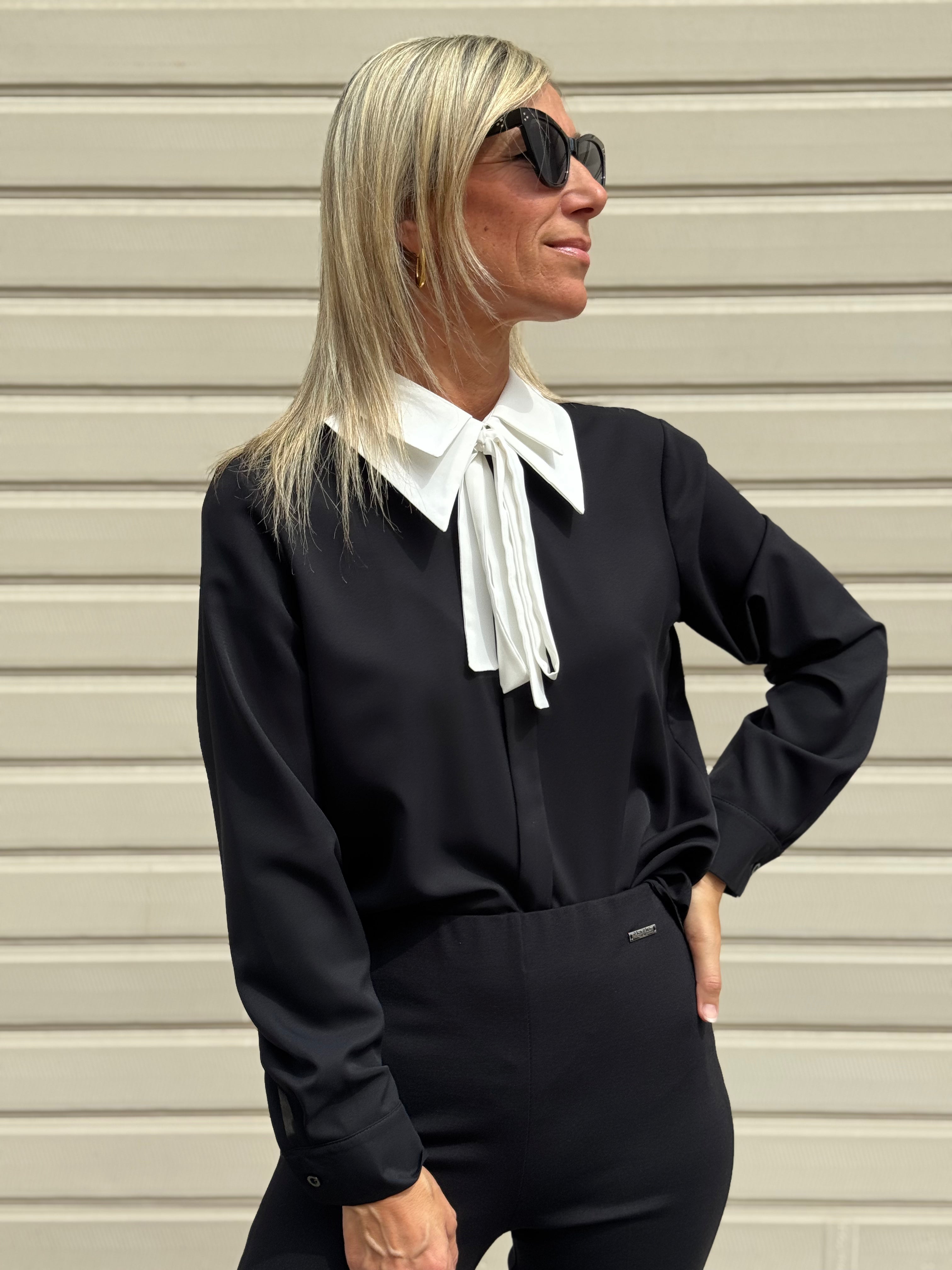 Camicia doppio colletto mimì