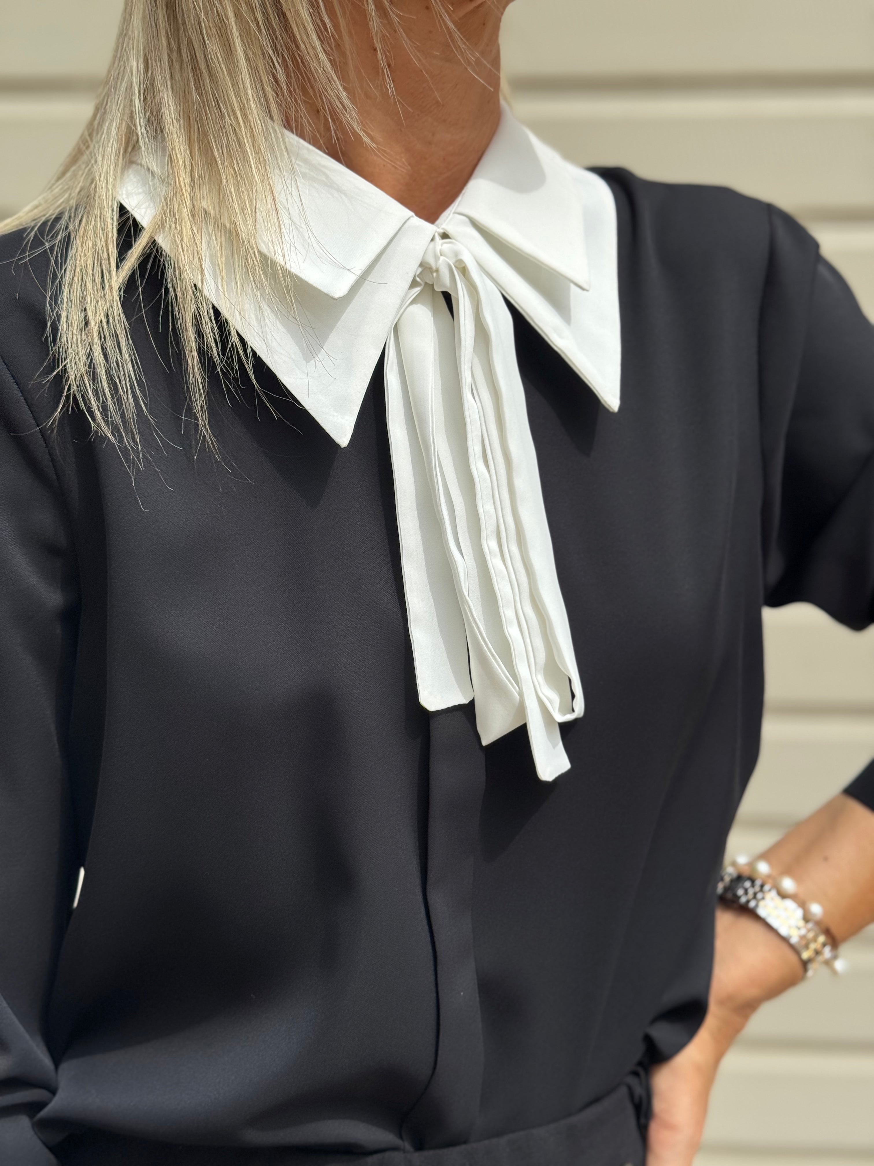 Camicia doppio colletto mimì