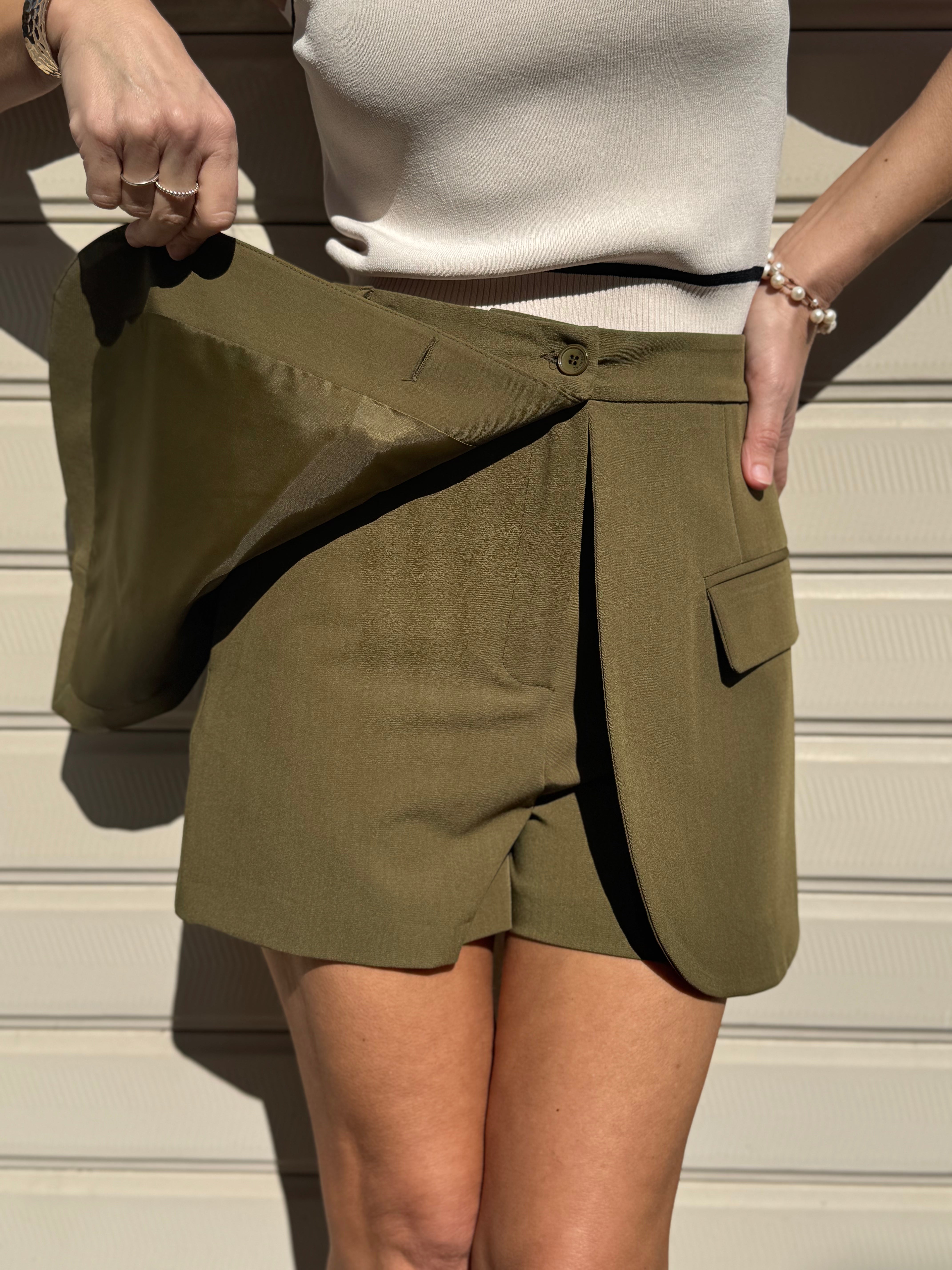 Gonna shorts militare imperial