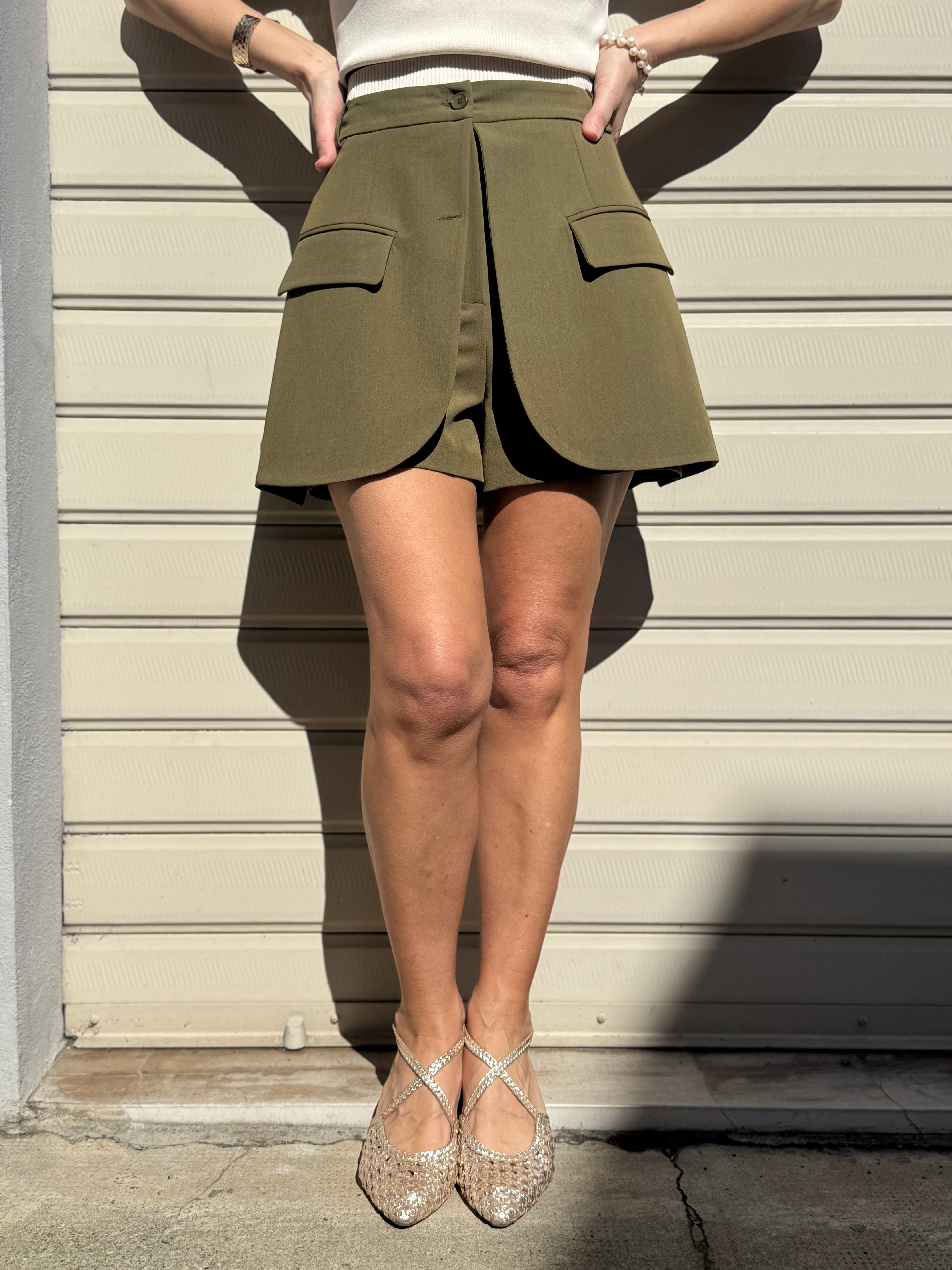 Gonna shorts militare imperial