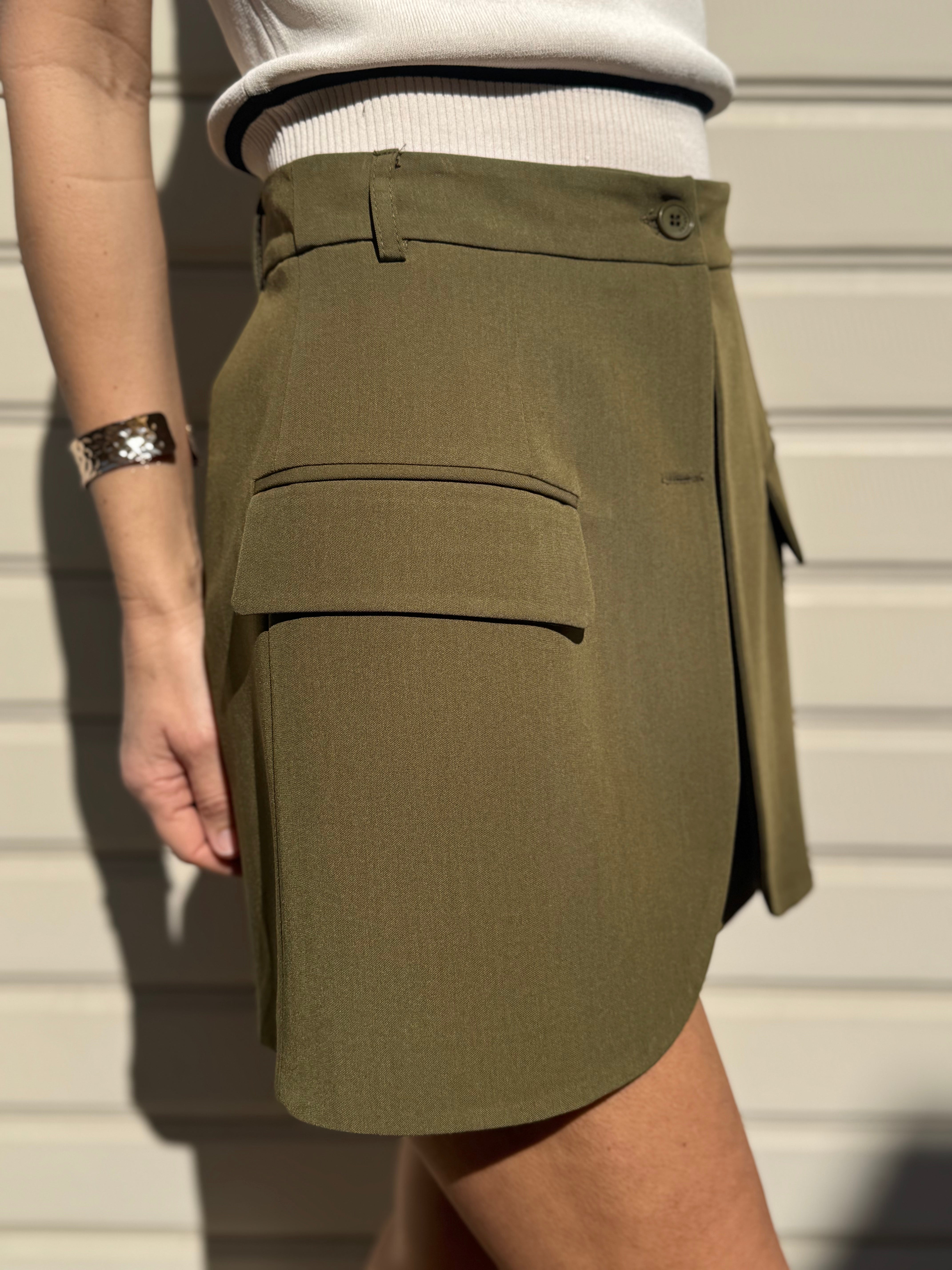 Gonna shorts militare imperial