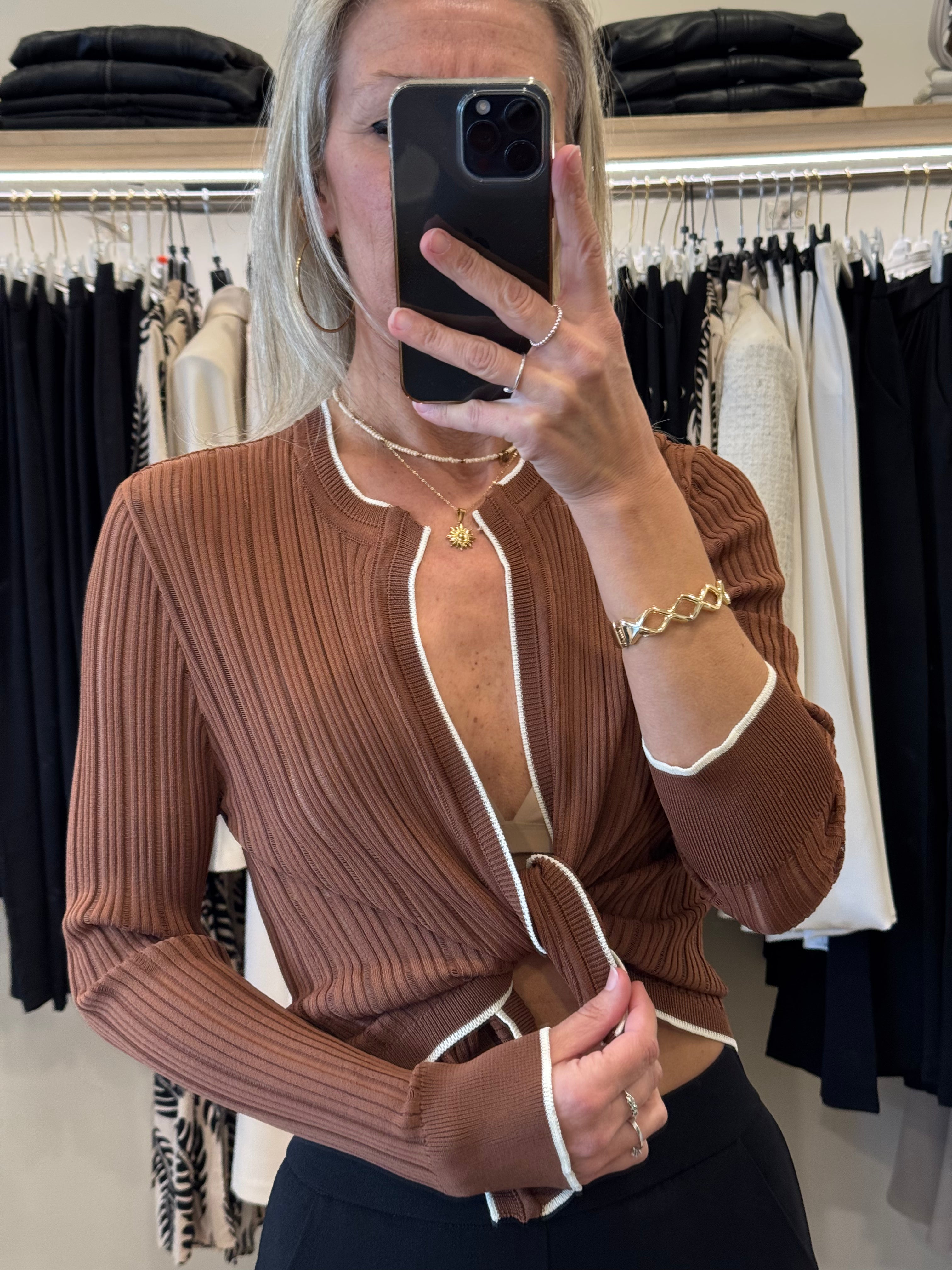 Cardigan Elastico