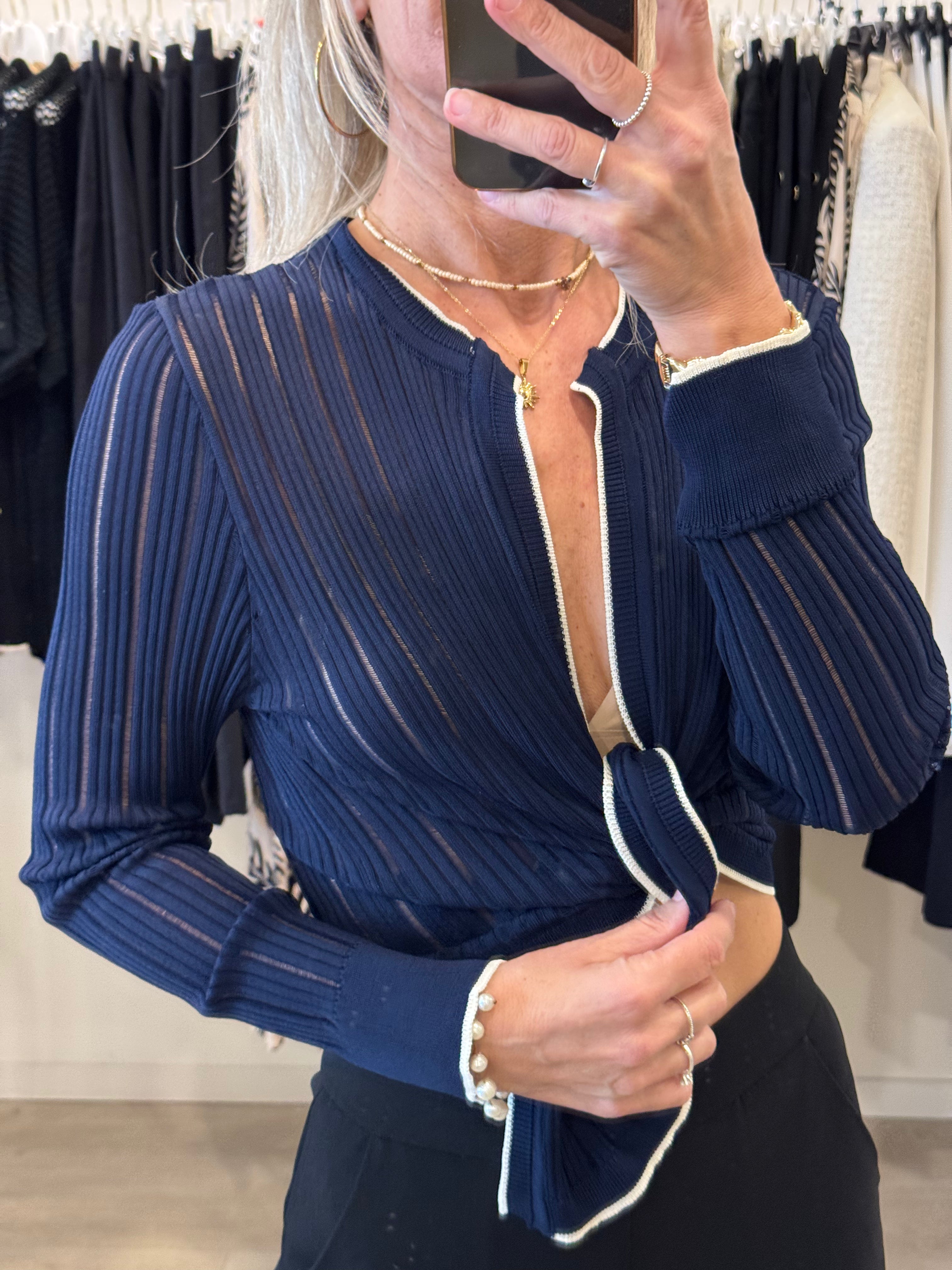 Cardigan Elastico
