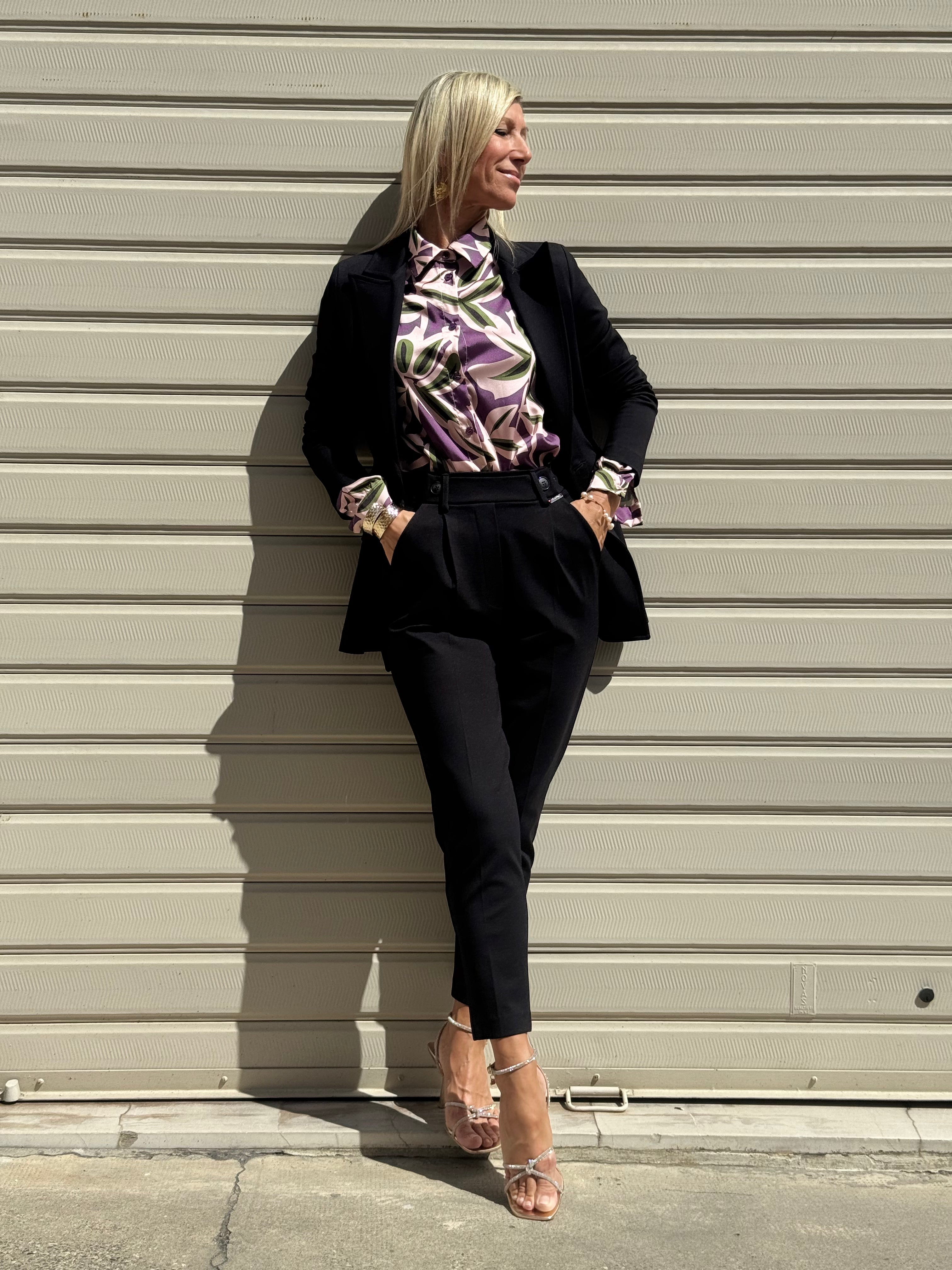 Blazer punto milano mimì