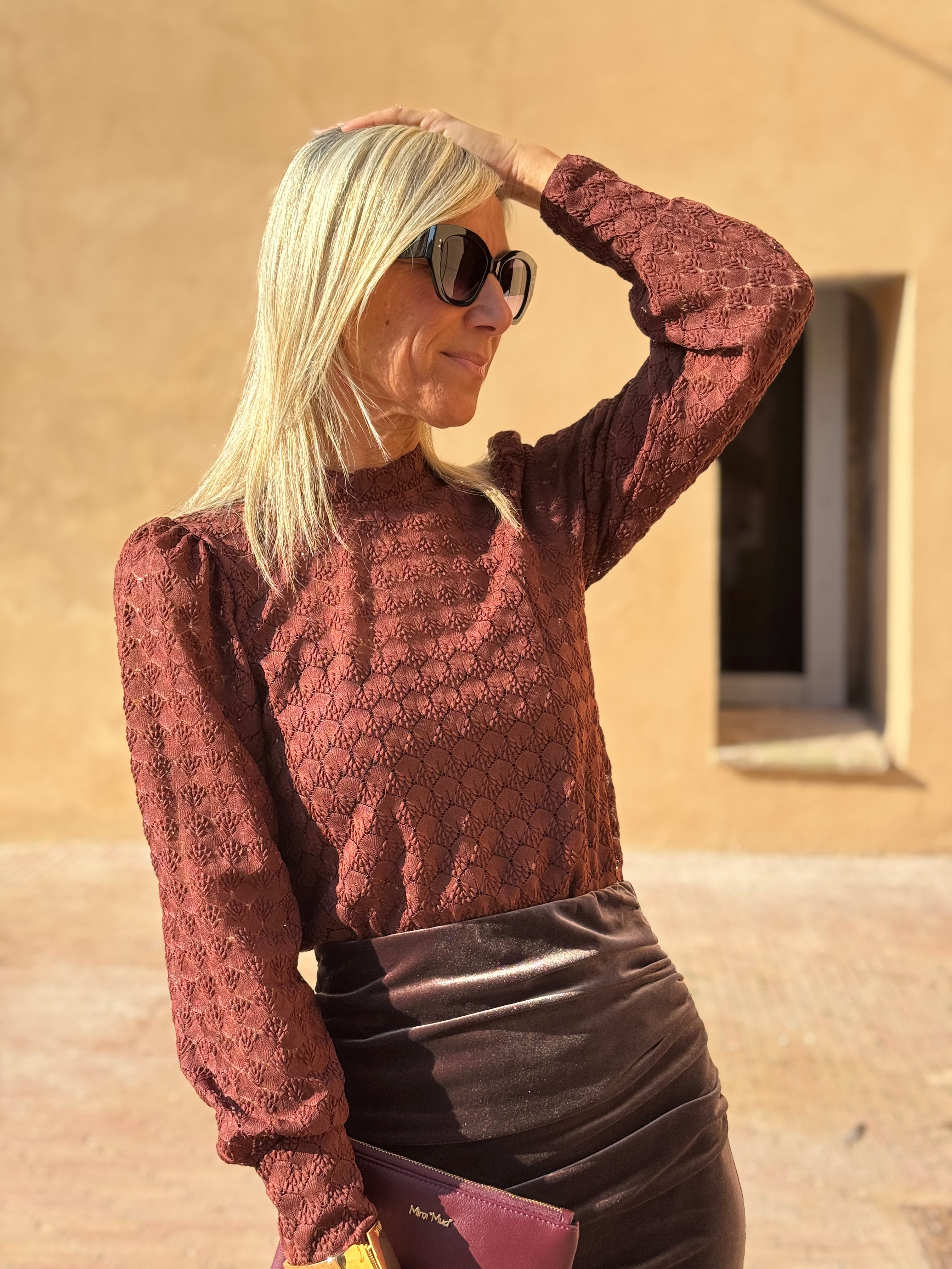 Blusa foglioline jdy