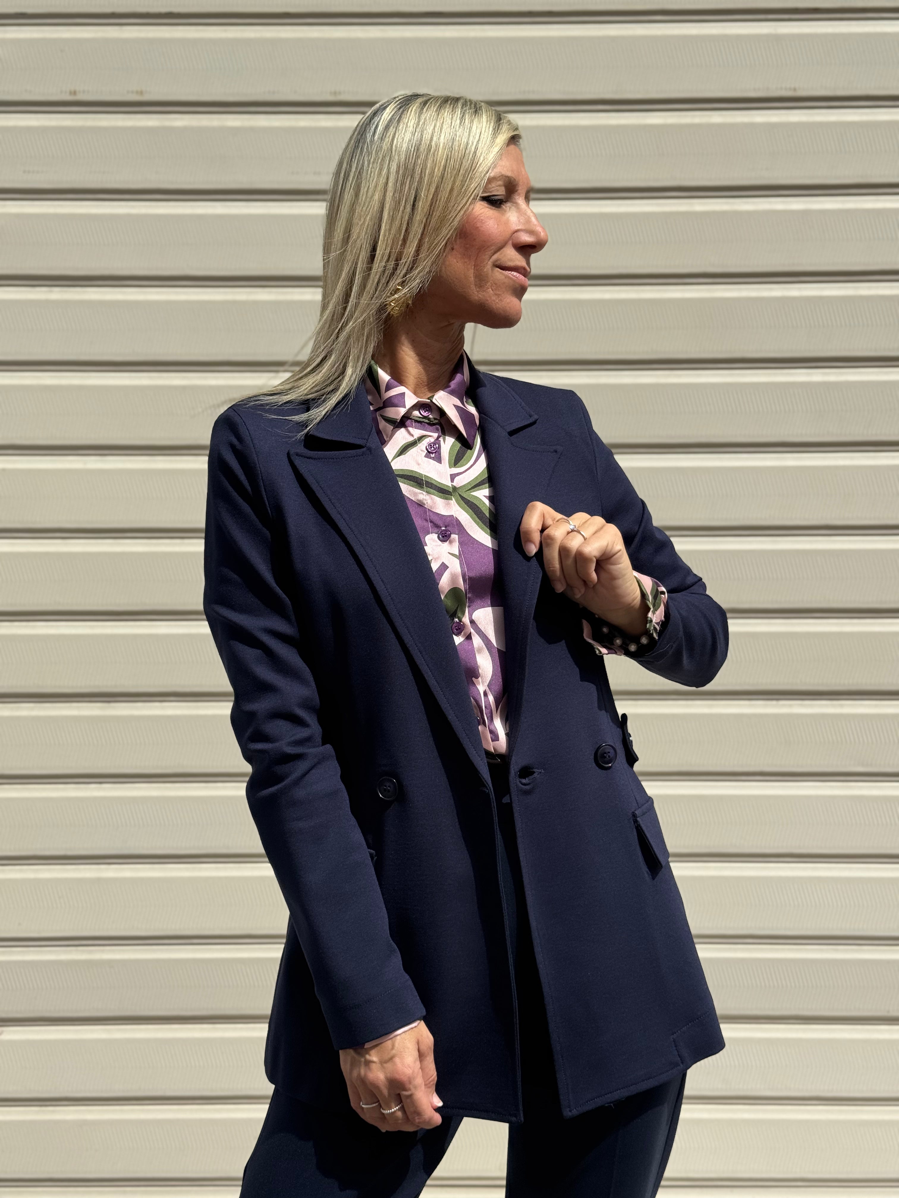 Blazer punto milano mimì