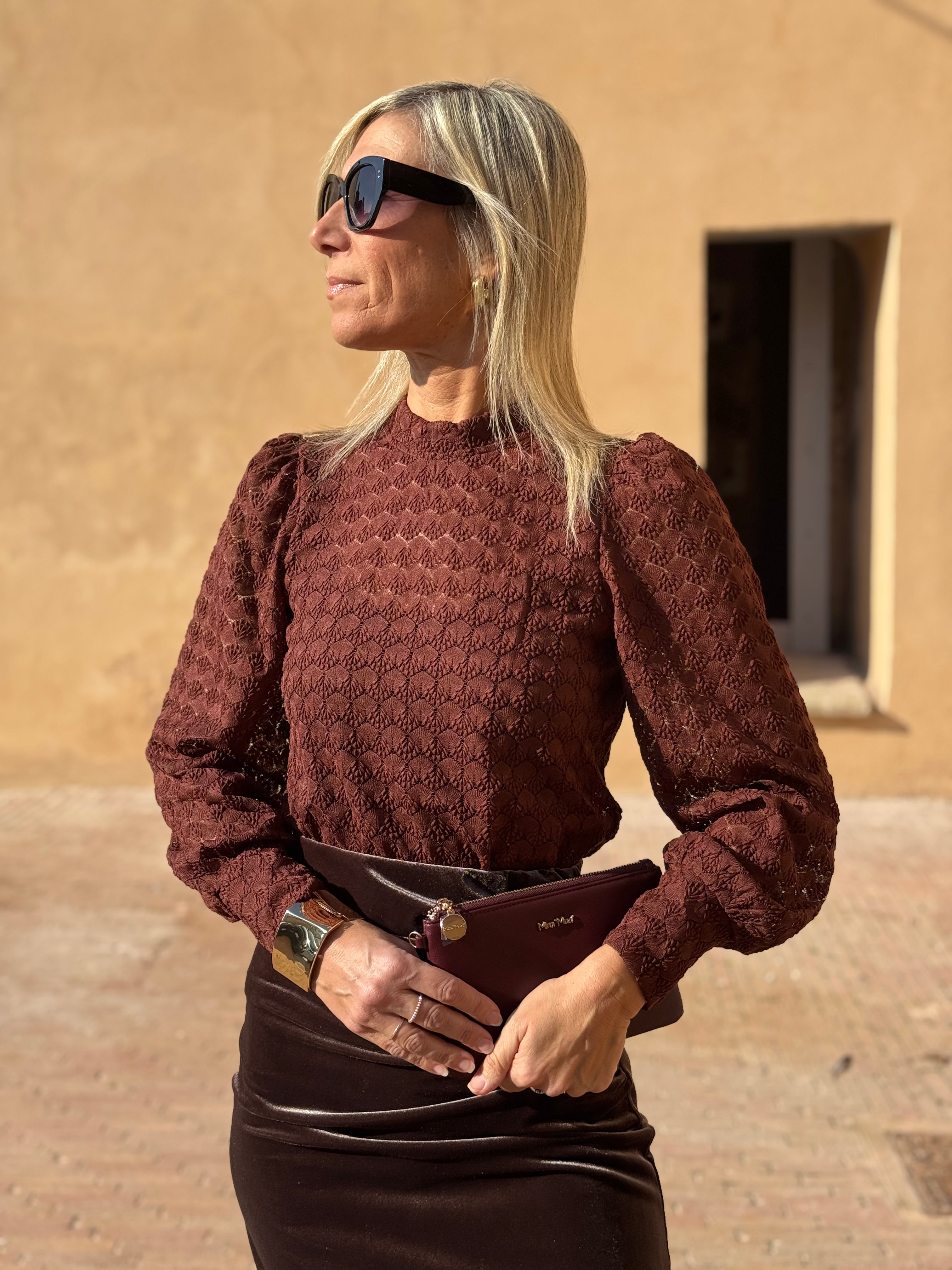 Blusa foglioline jdy