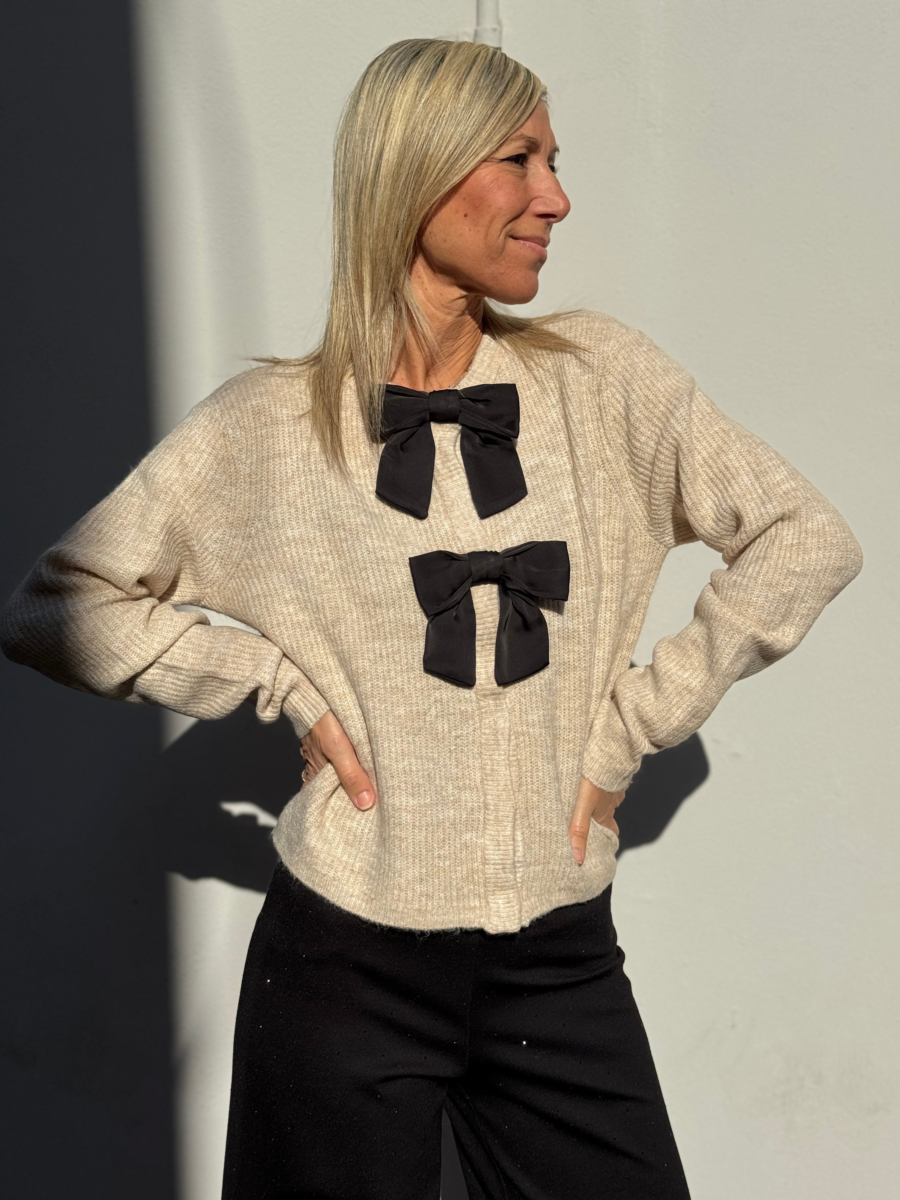 Cardigan 2 fiocchi 🎀