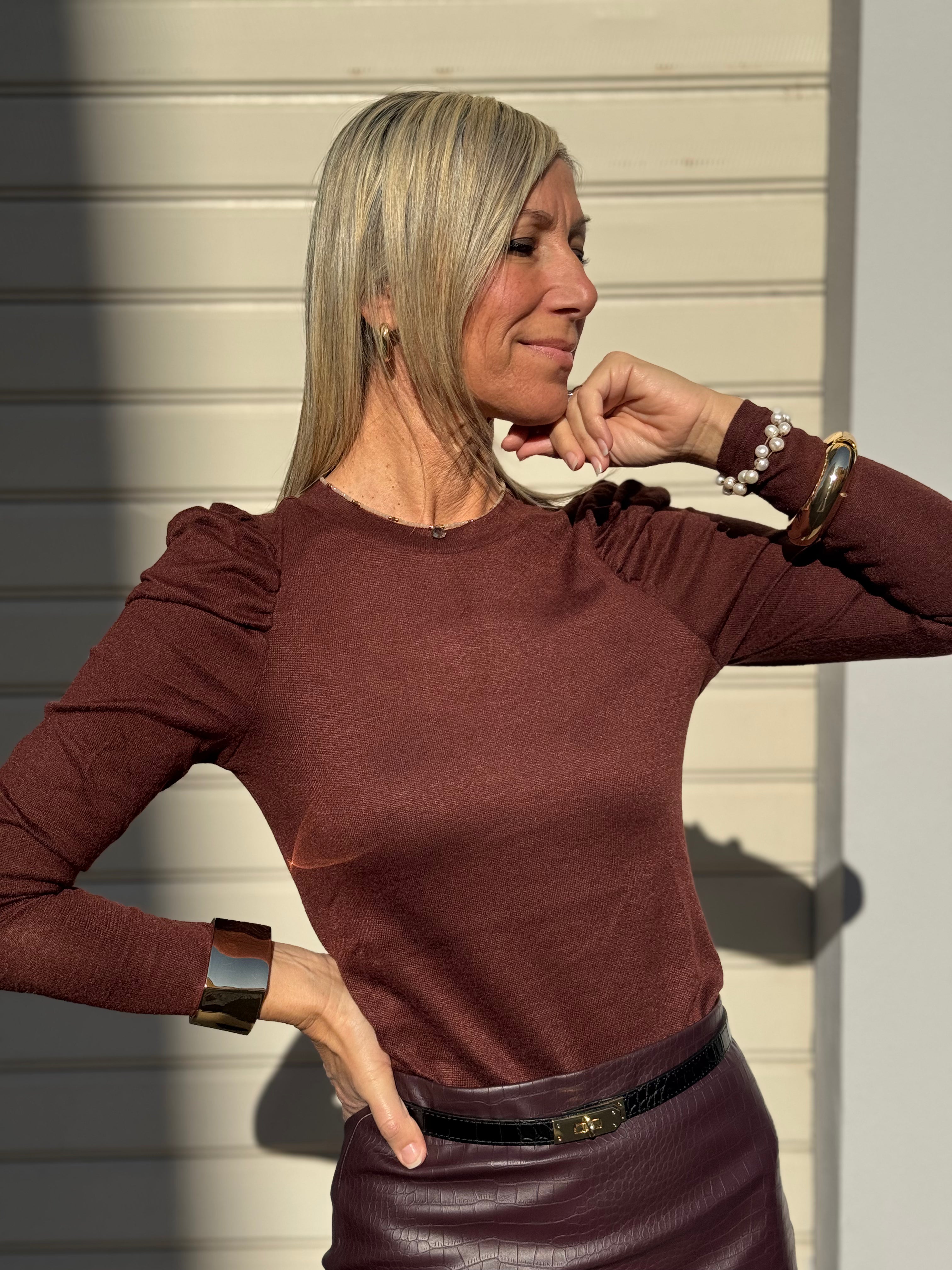 Maglia spalla sbuffo jdy