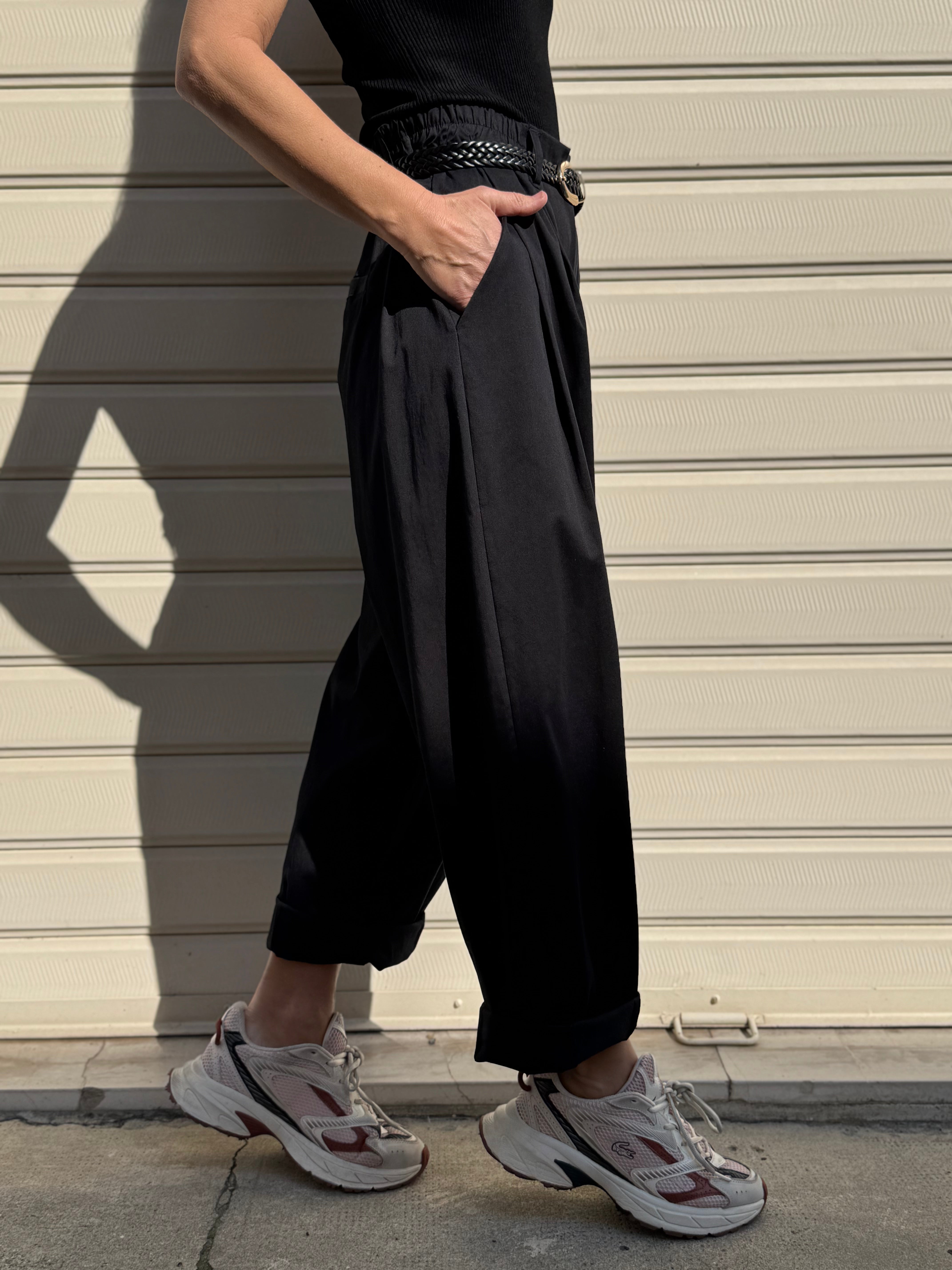 Pantalone lyocell barrel