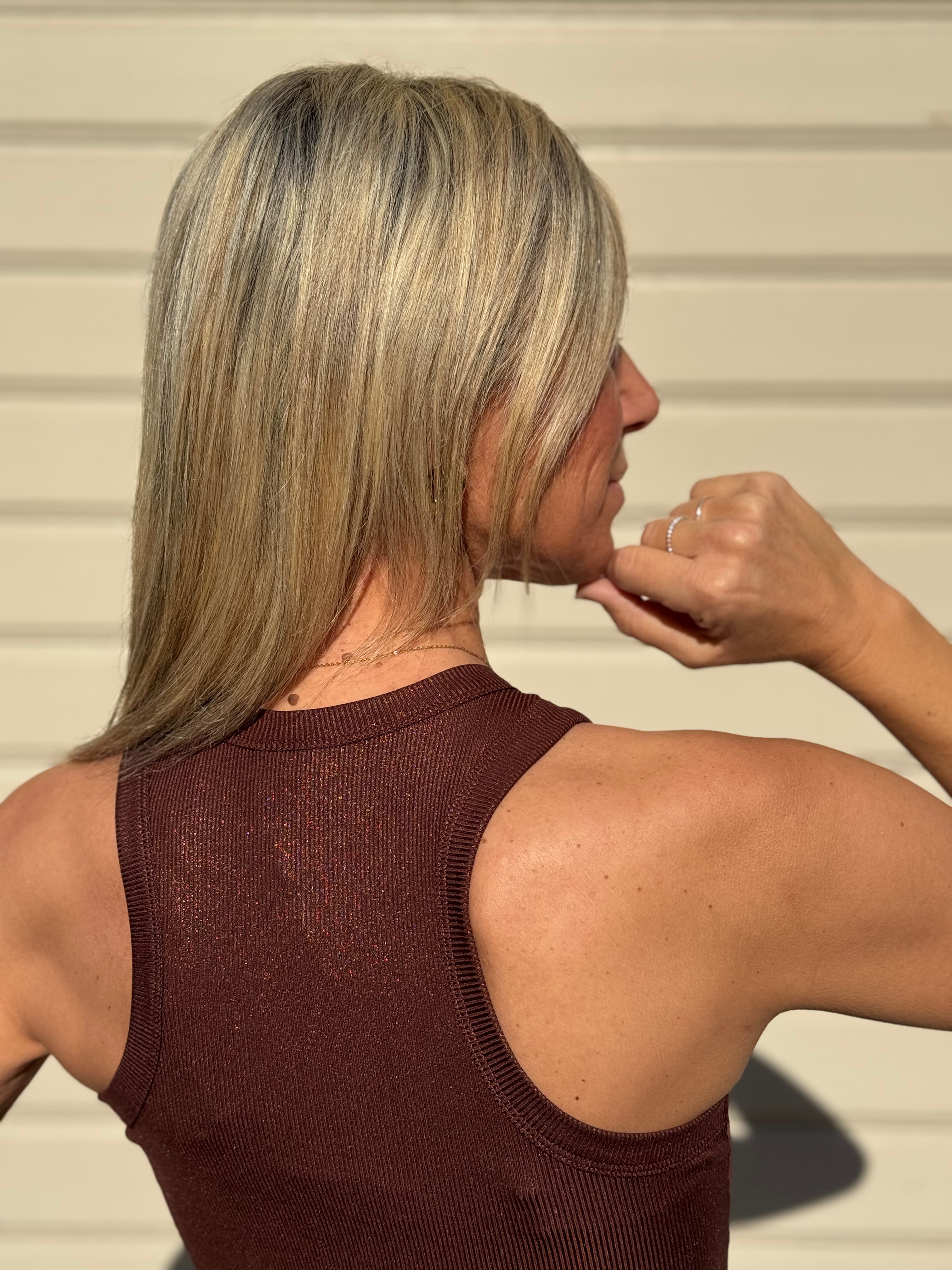 Canotta americana glitter jdy